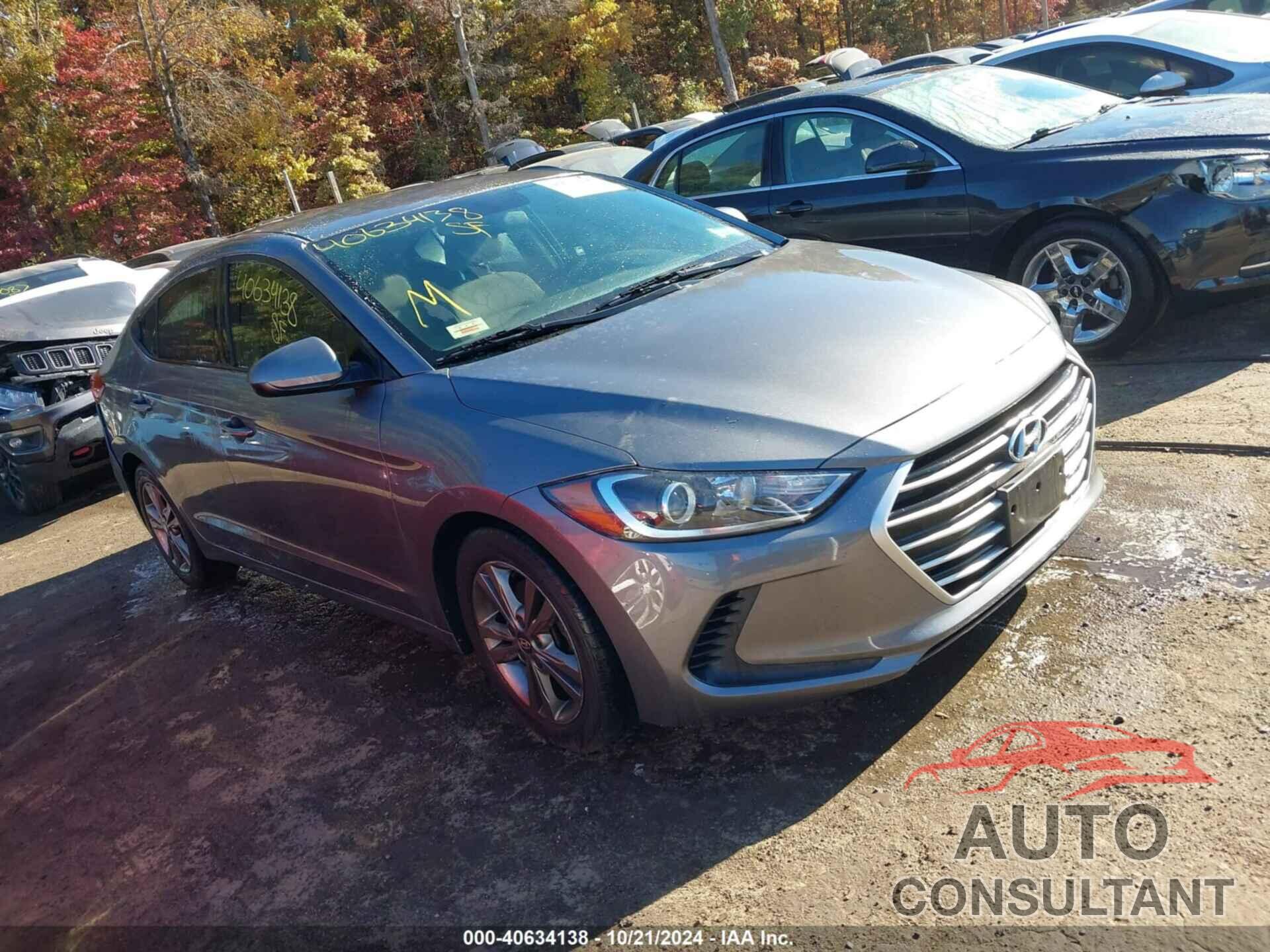 HYUNDAI ELANTRA 2018 - 5NPD84LF4JH320895