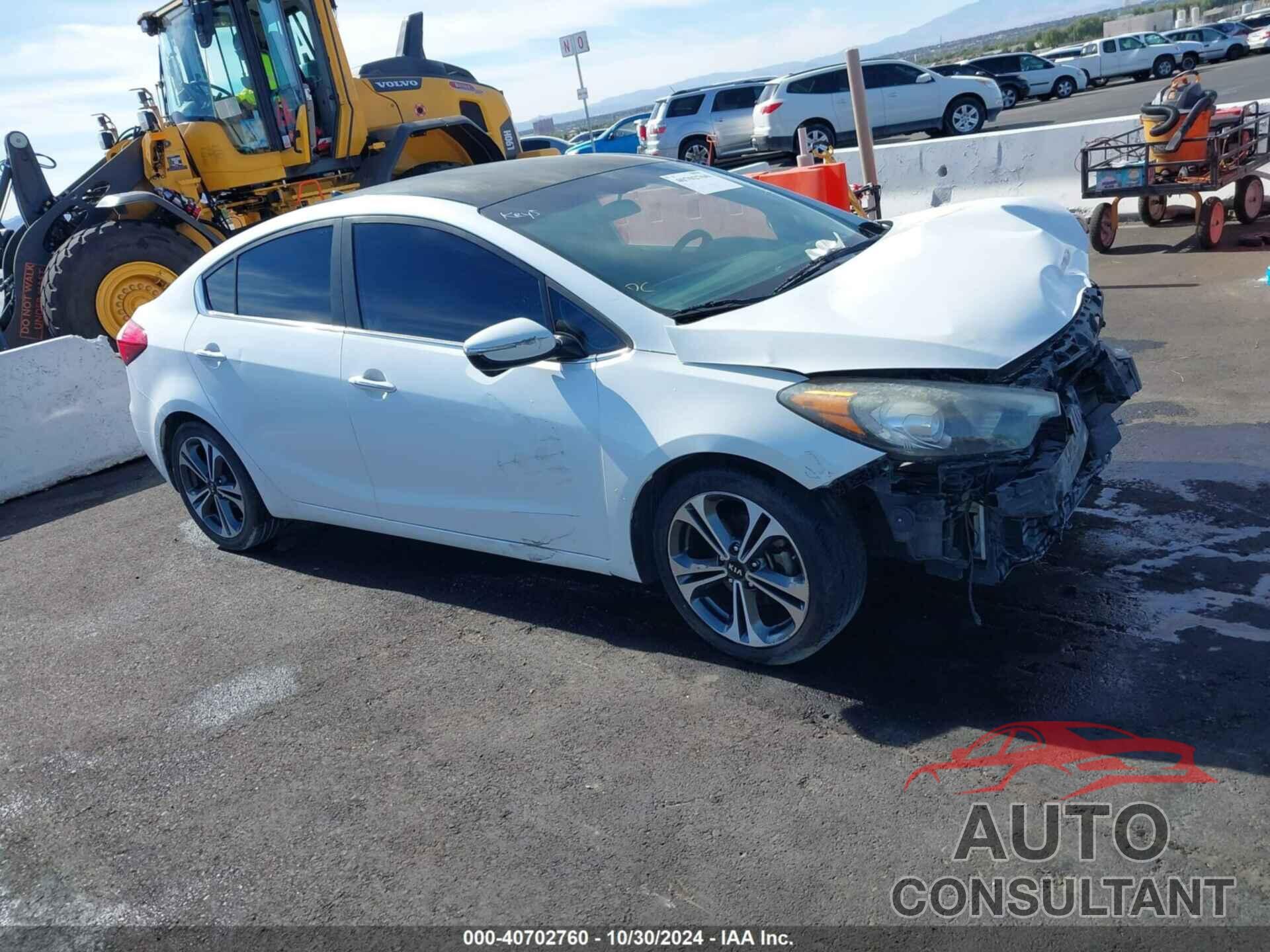 KIA FORTE 2016 - KNAFX4A82G5465553