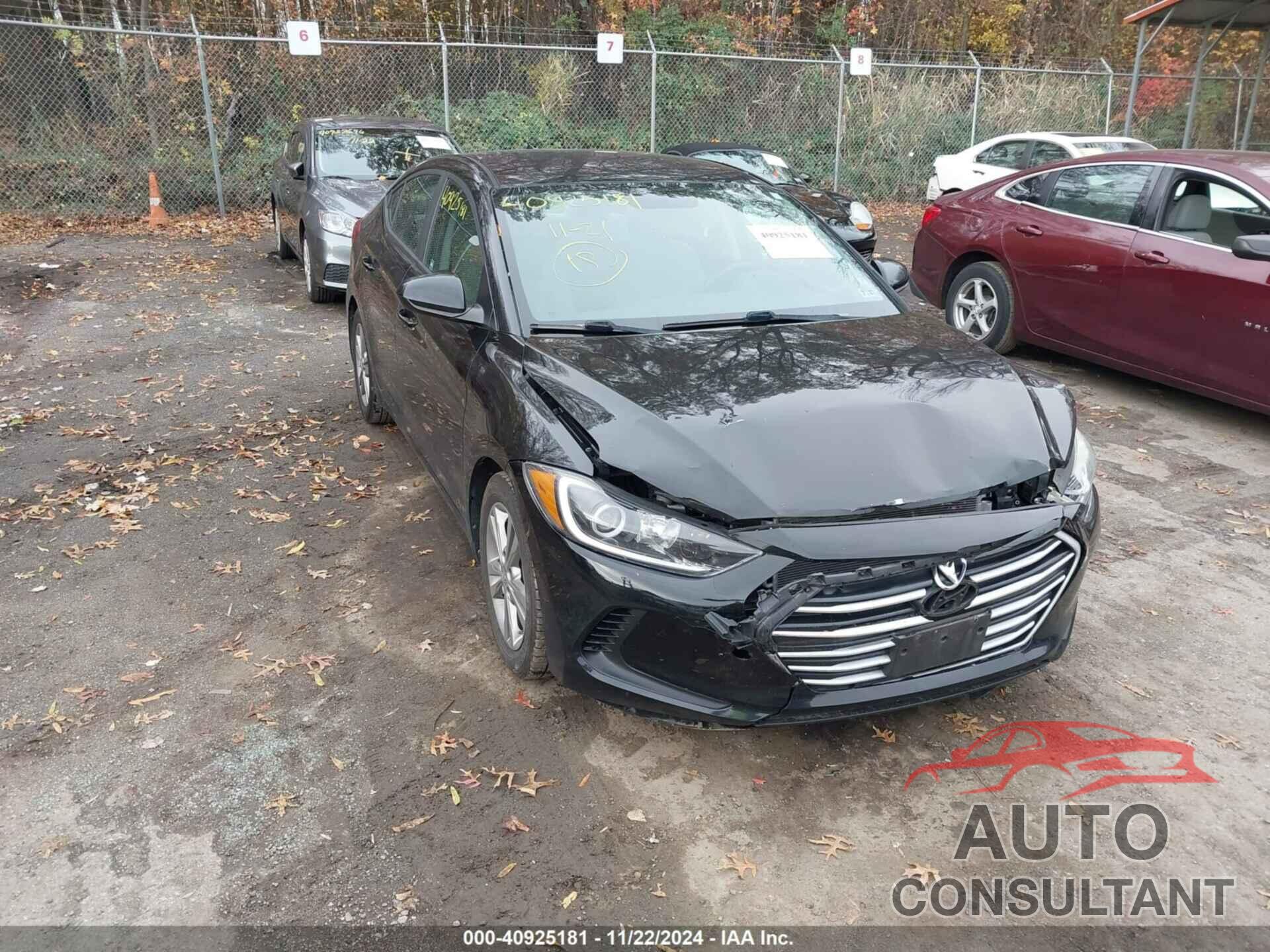 HYUNDAI ELANTRA 2017 - KMHD84LFXHU099637