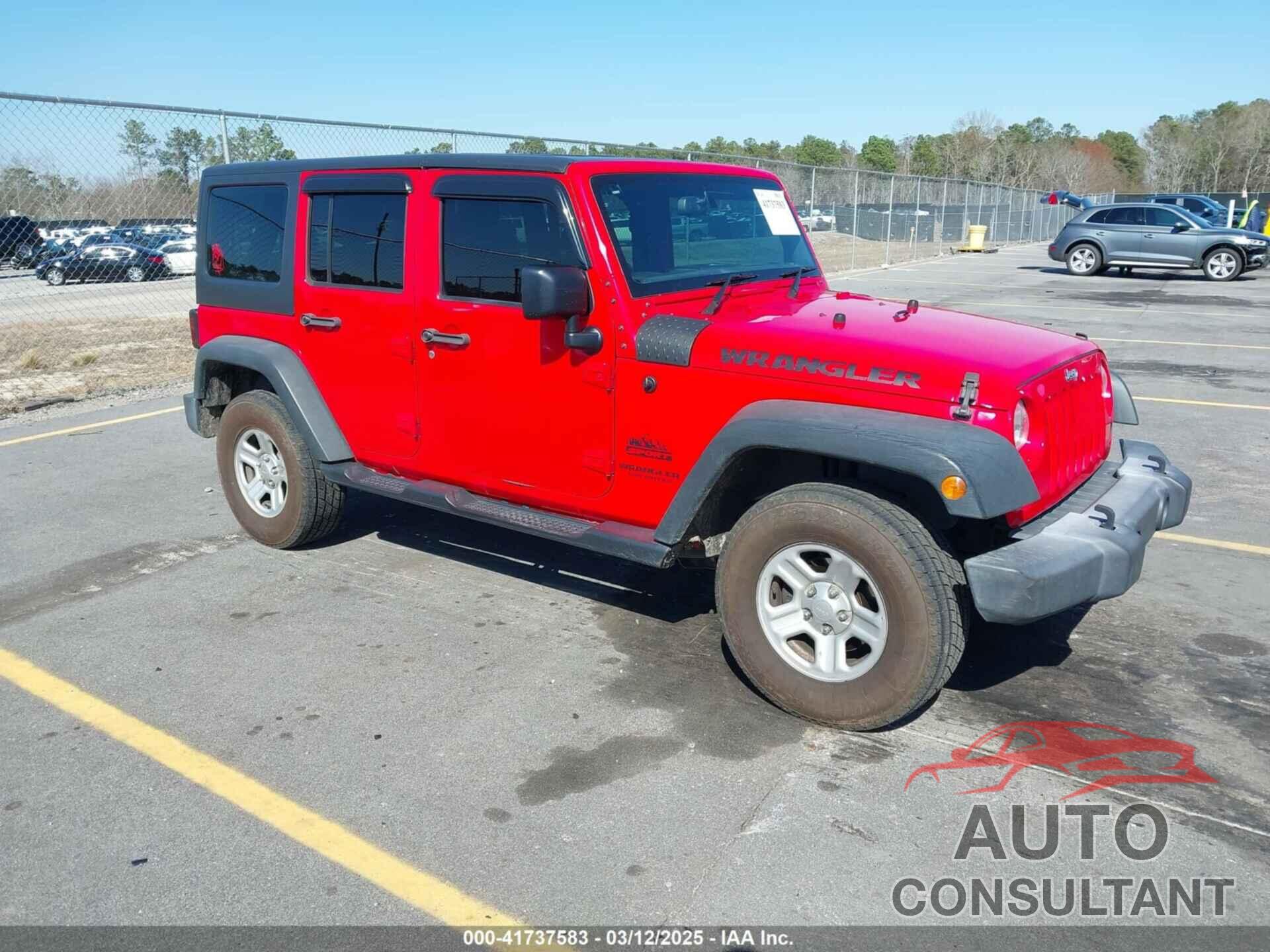 JEEP WRANGLER UNLIMITED 2017 - 1C4BJWKG8HL513347