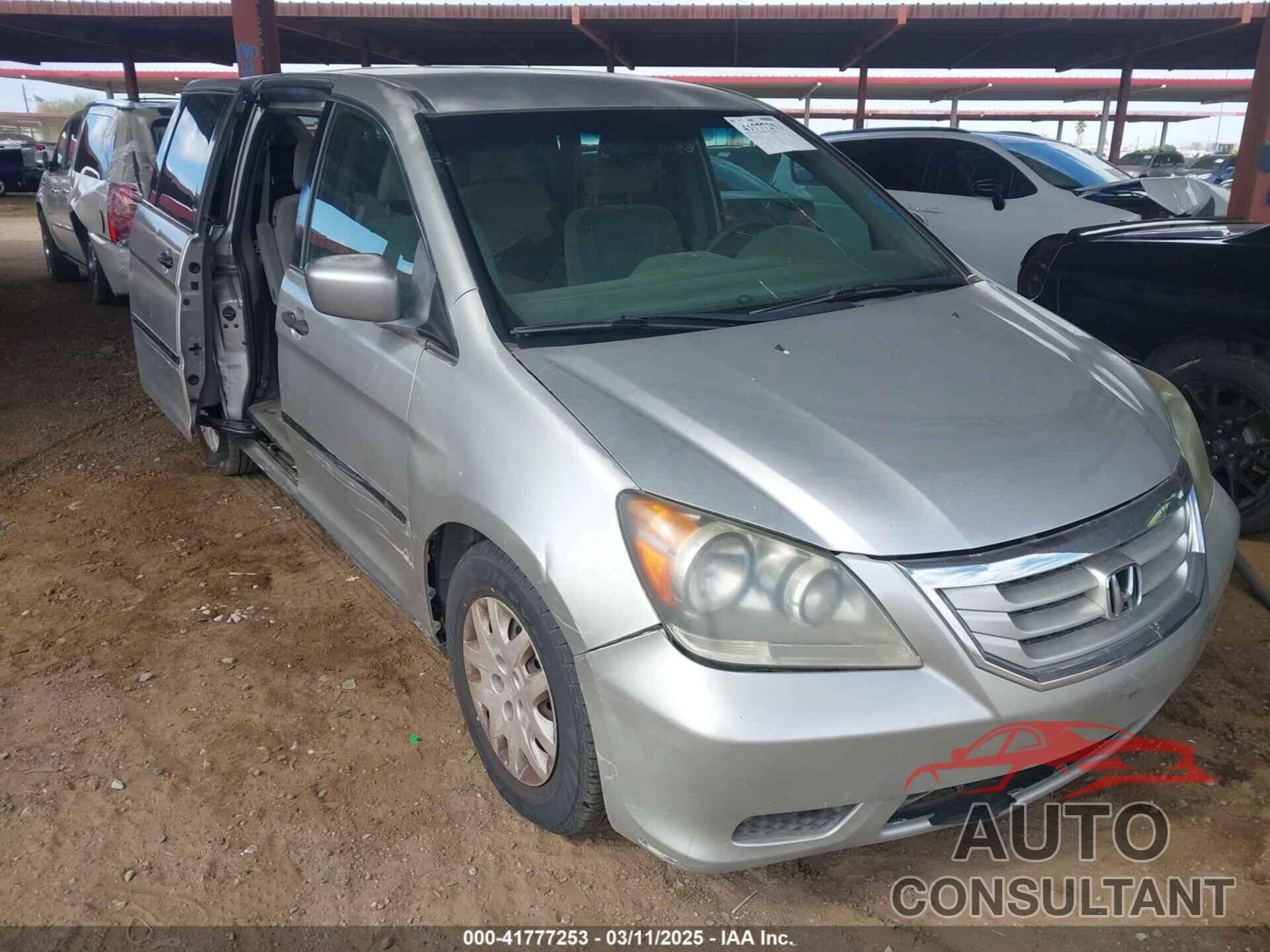 HONDA ODYSSEY 2009 - 5FNRL38289B049418