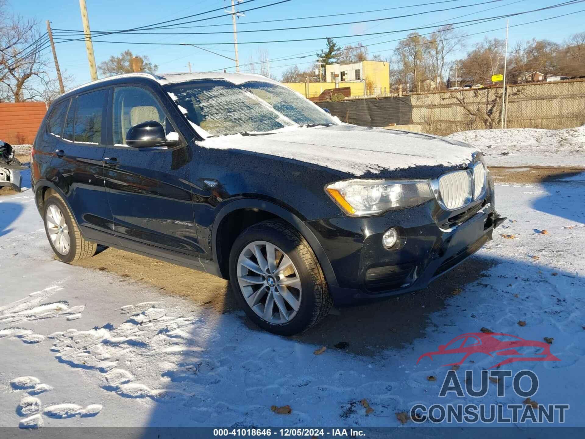 BMW X3 2016 - 5UXWX9C59G0D71798