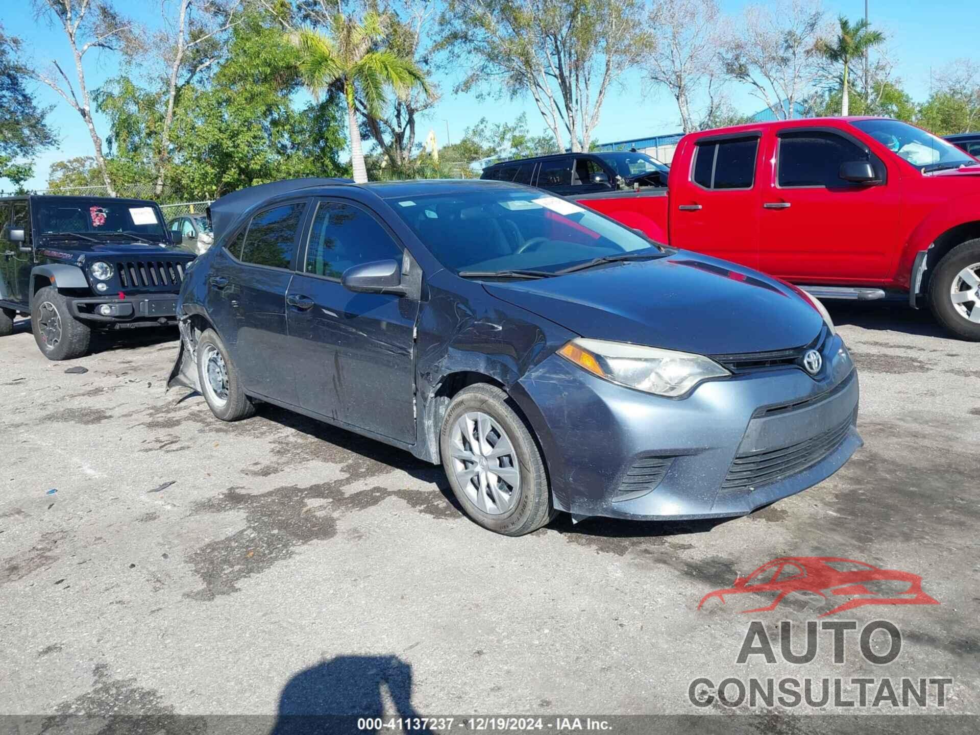 TOYOTA COROLLA 2016 - 2T1BURHEXGC695833