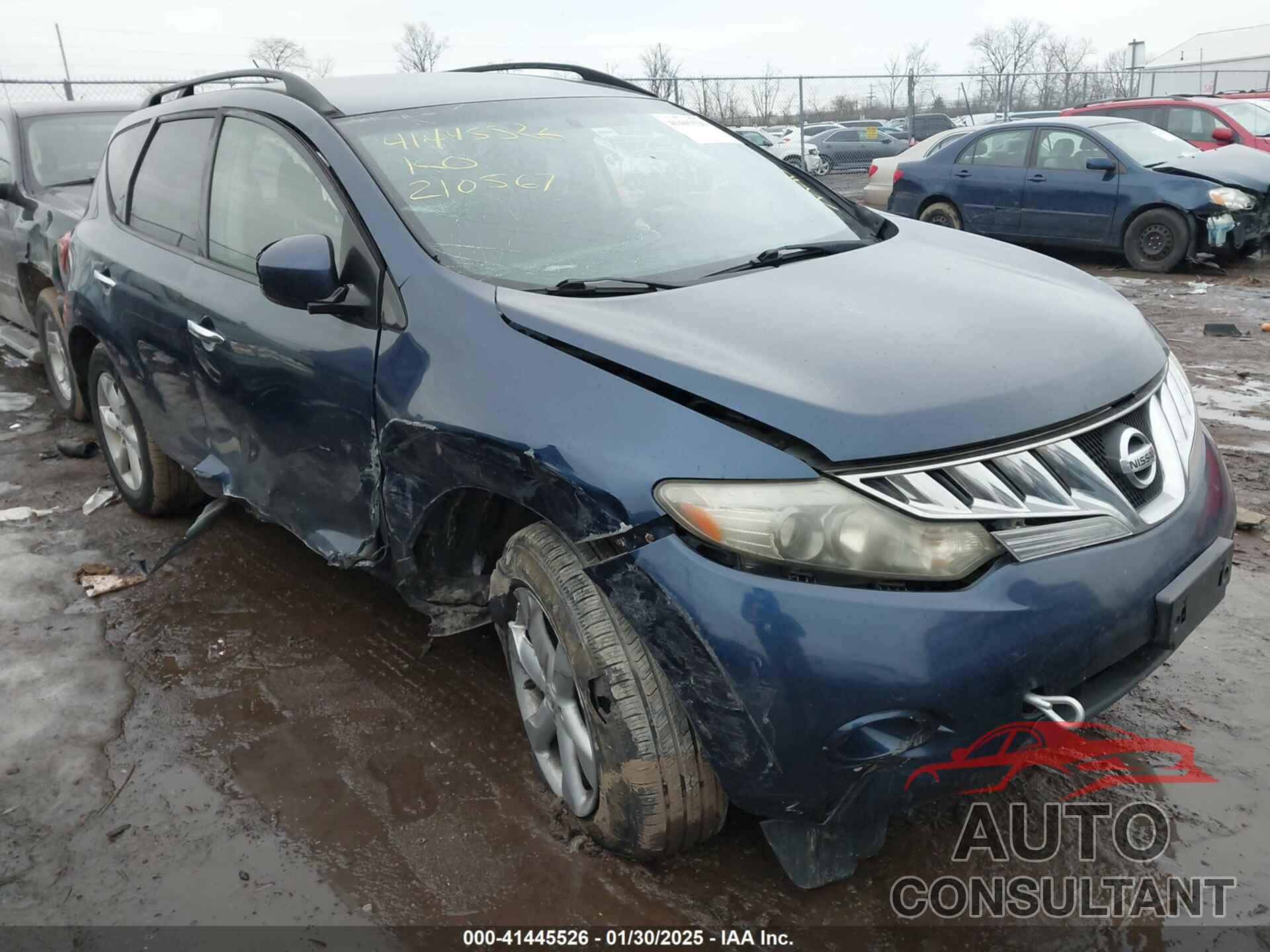 NISSAN MURANO 2009 - JN8AZ18W99W109421