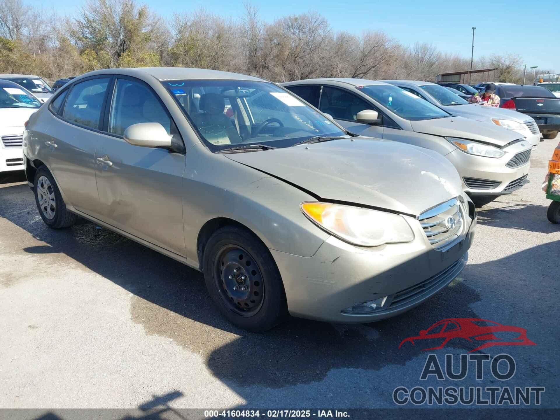 HYUNDAI ELANTRA 2010 - KMHDU4AD6AU834603