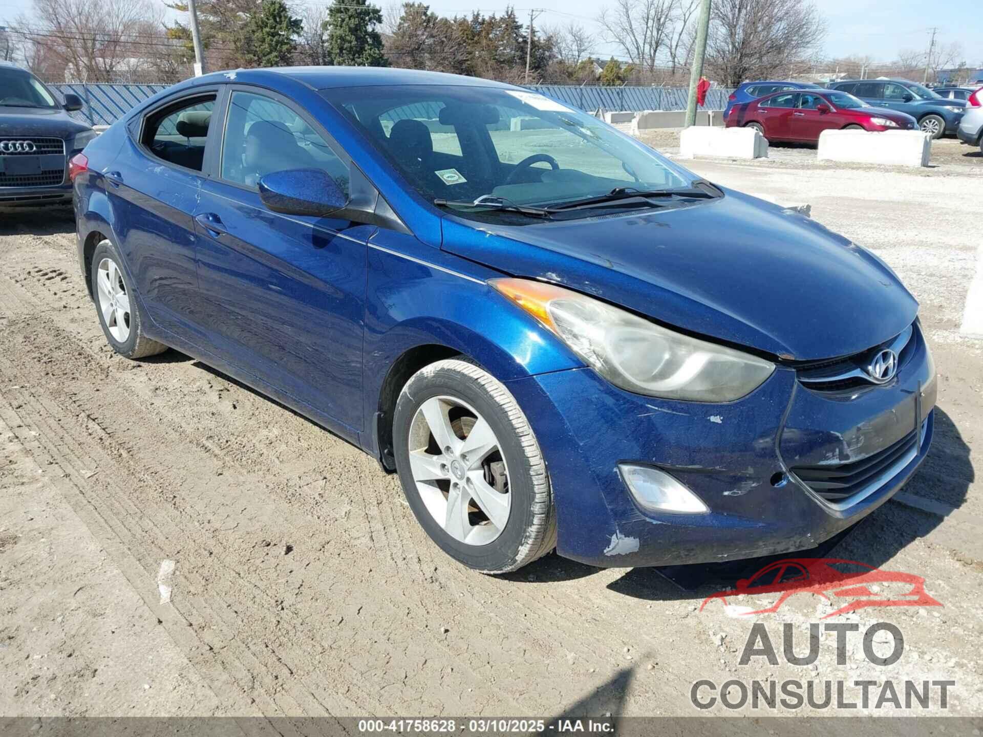 HYUNDAI ELANTRA 2013 - KMHDH4AE2DU501767