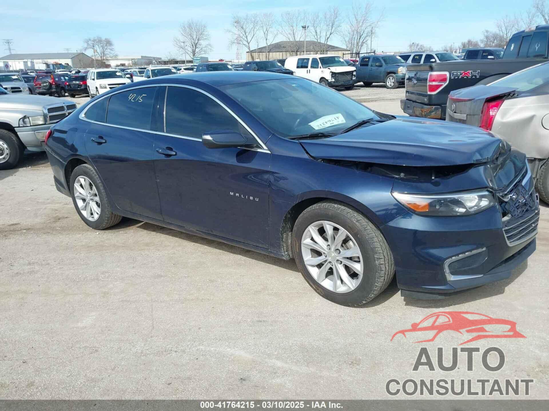 CHEVROLET MALIBU 2017 - 1G1ZE5ST7HF196064
