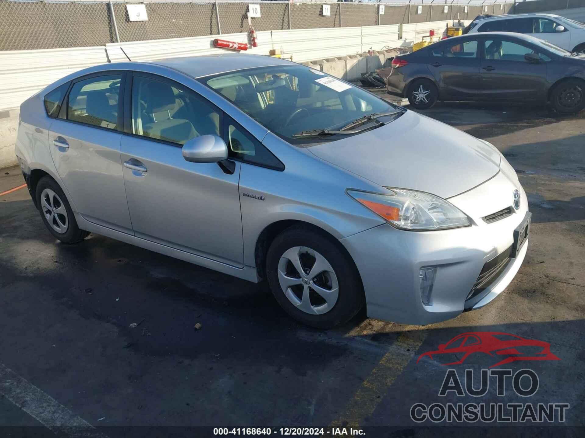 TOYOTA PRIUS 2013 - JTDKN3DU9D5600159