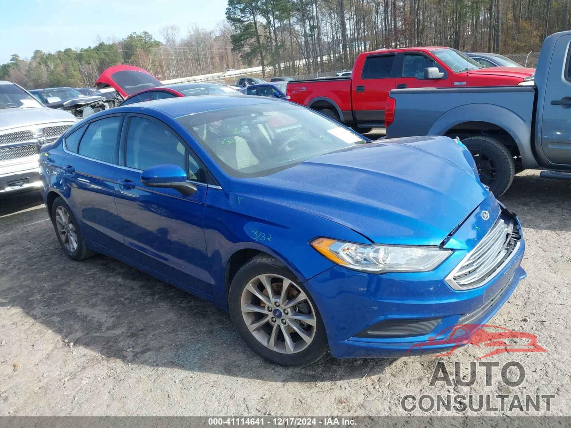 FORD FUSION 2017 - 3FA6P0H73HR158325