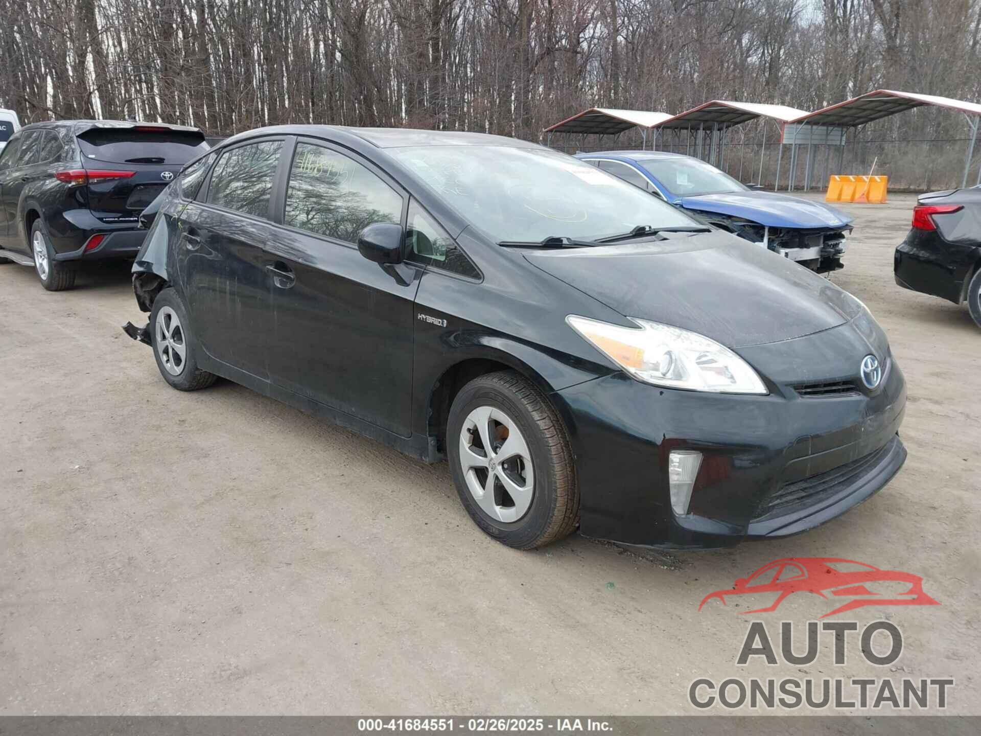 TOYOTA PRIUS 2013 - JTDKN3DU8D0338101