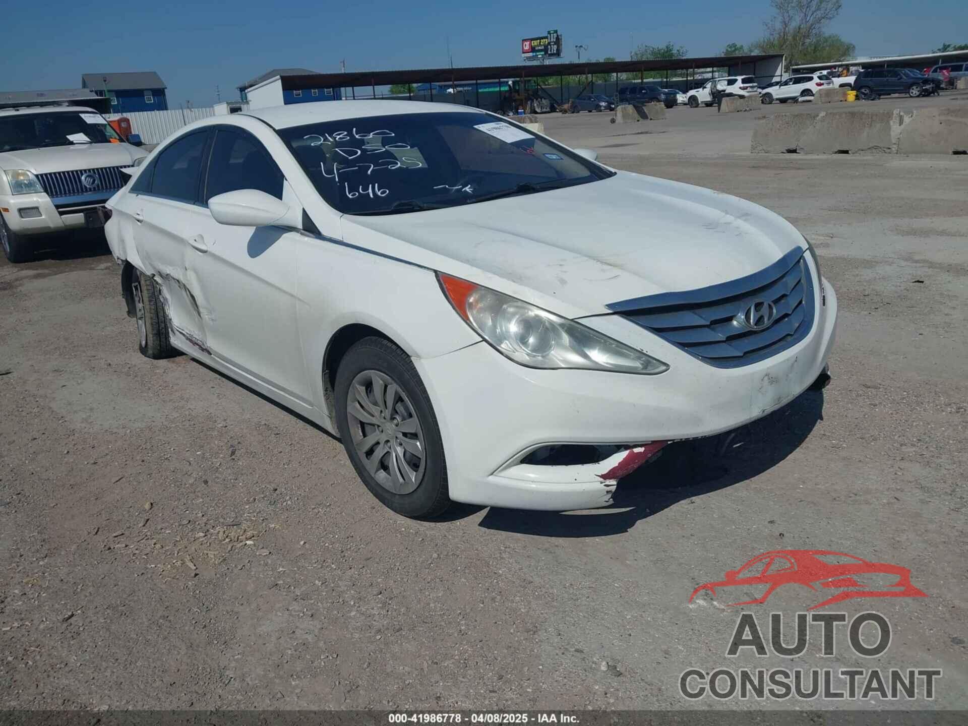 HYUNDAI SONATA 2012 - 5NPEB4AC4CH318596