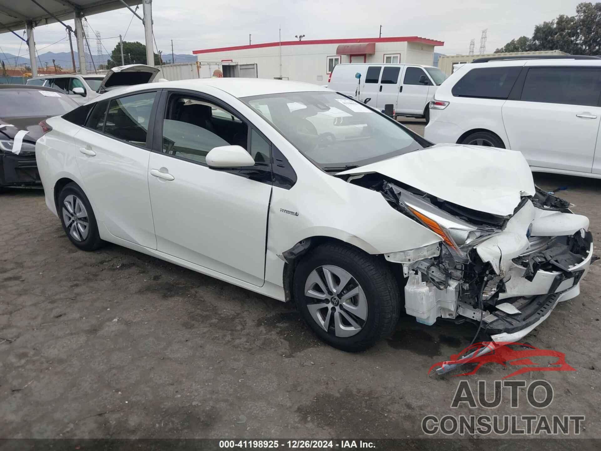 TOYOTA PRIUS 2017 - JTDKBRFU0H3041868