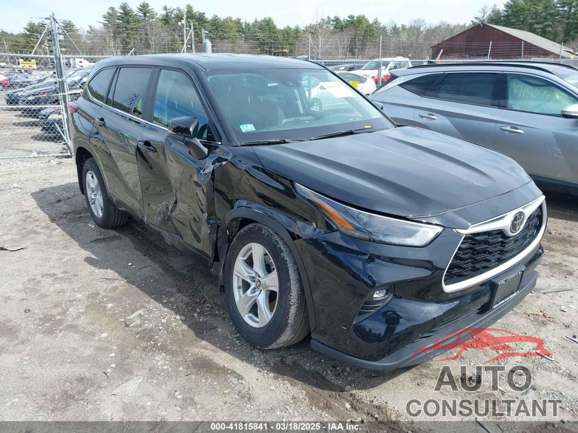 TOYOTA HIGHLANDER 2024 - 5TDKDRBH7RS536376