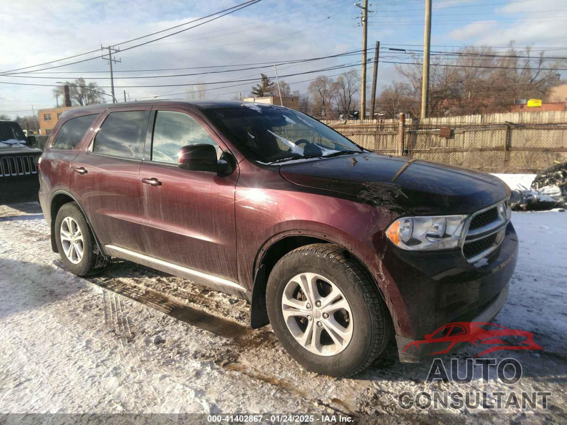 DODGE DURANGO 2012 - 1C4RDJAG7CC206710