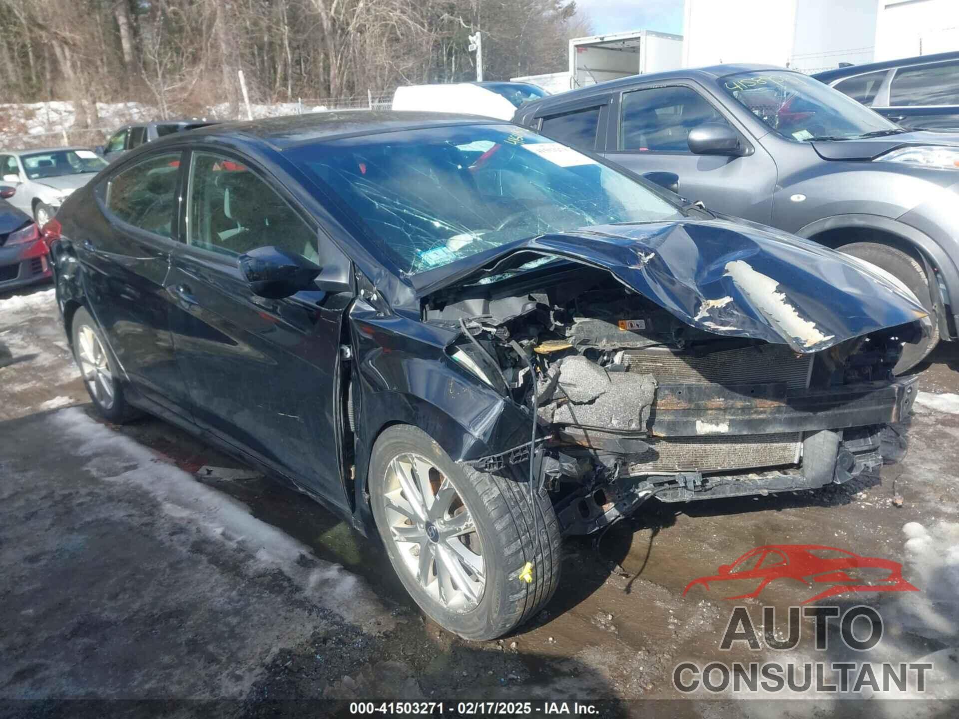 HYUNDAI ELANTRA 2014 - KMHDH4AE1EU116587