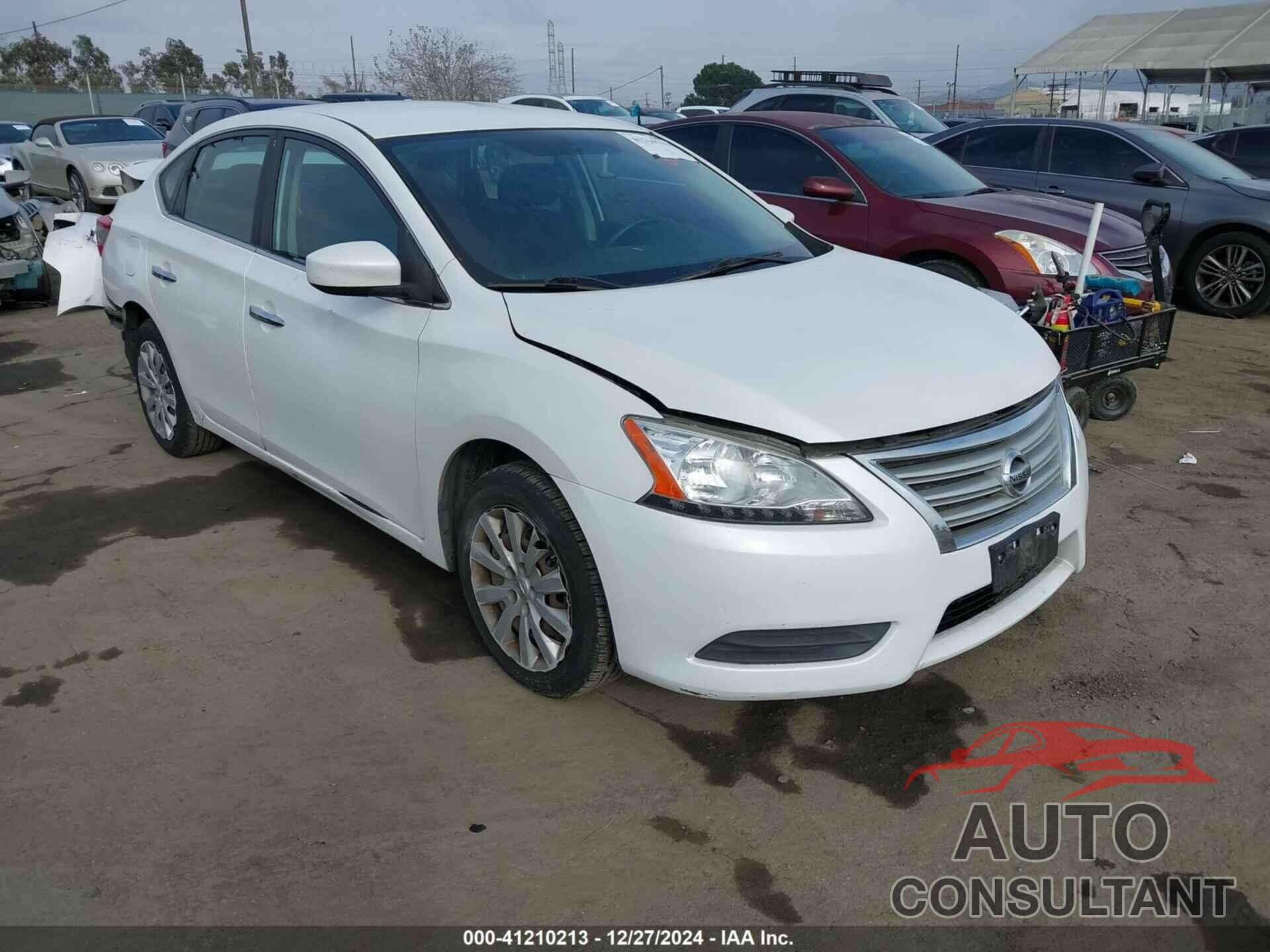 NISSAN SENTRA 2013 - 3N1AB7AP2DL758484