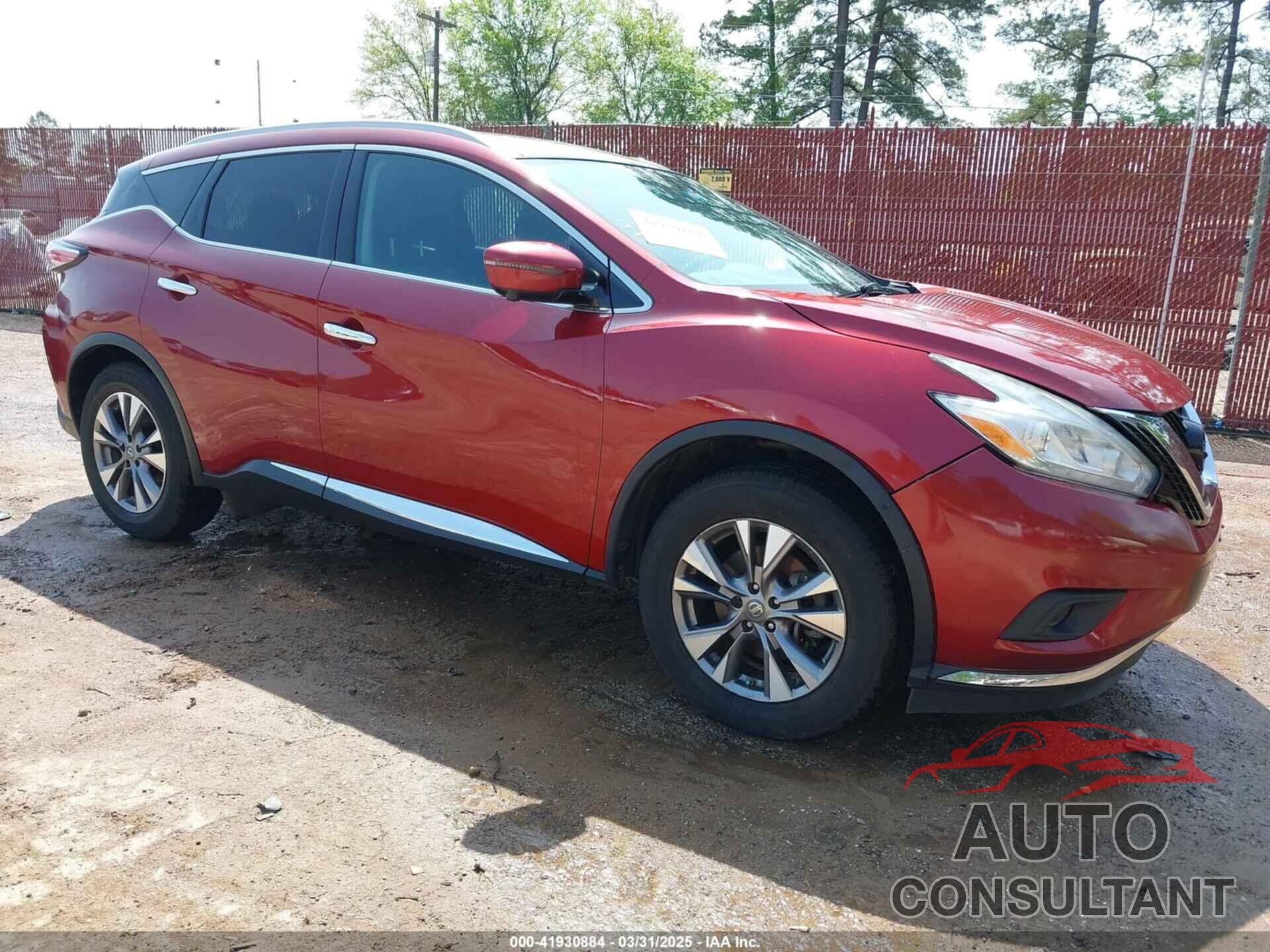 NISSAN MURANO 2017 - 5N1AZ2MG7HN168757