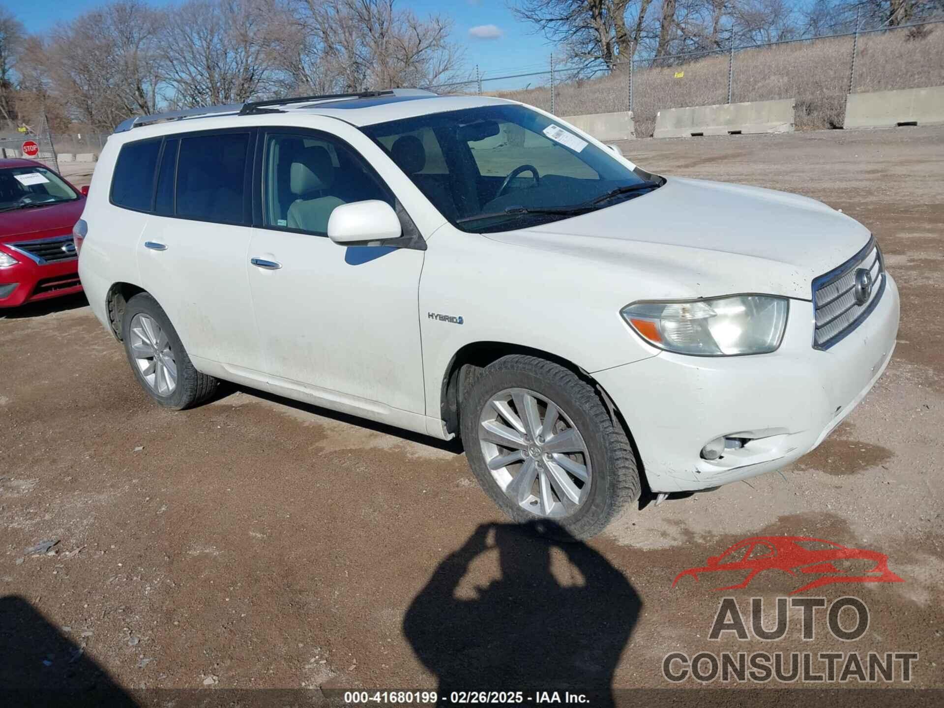 TOYOTA HIGHLANDER HYBRID 2009 - JTEEW44A492030968