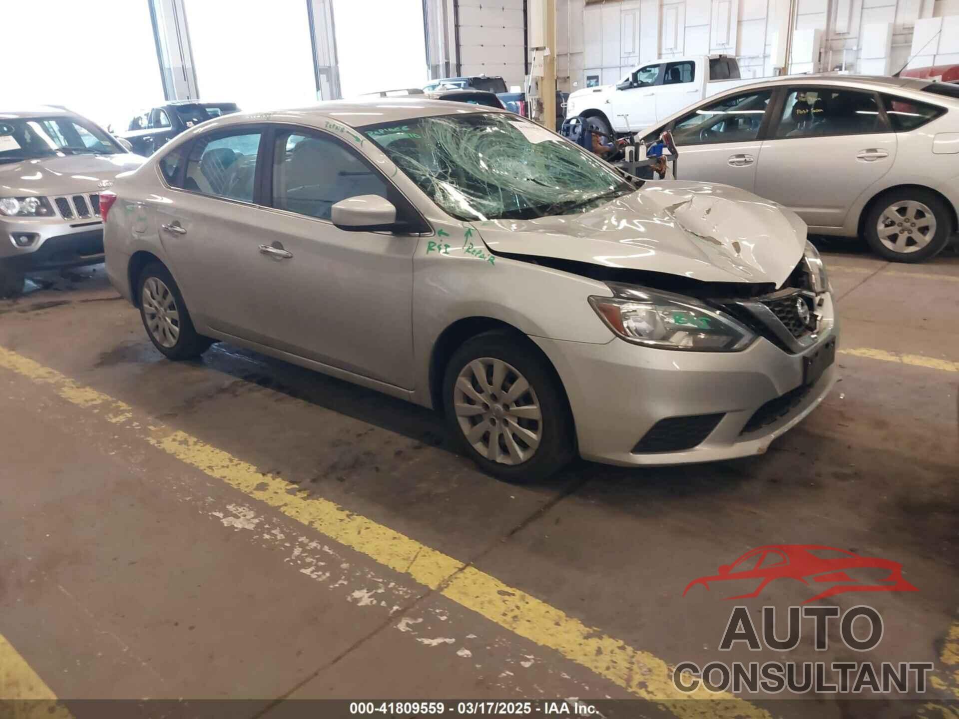 NISSAN SENTRA 2018 - 3N1AB7AP5JY245924
