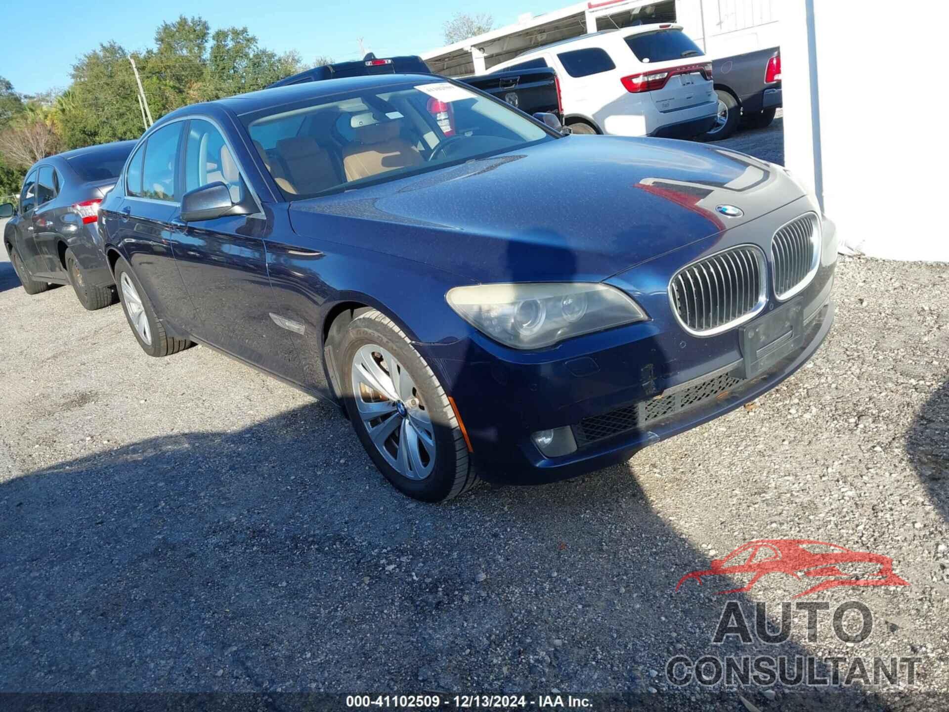 BMW 740I 2012 - WBAKA4C52CDX20219