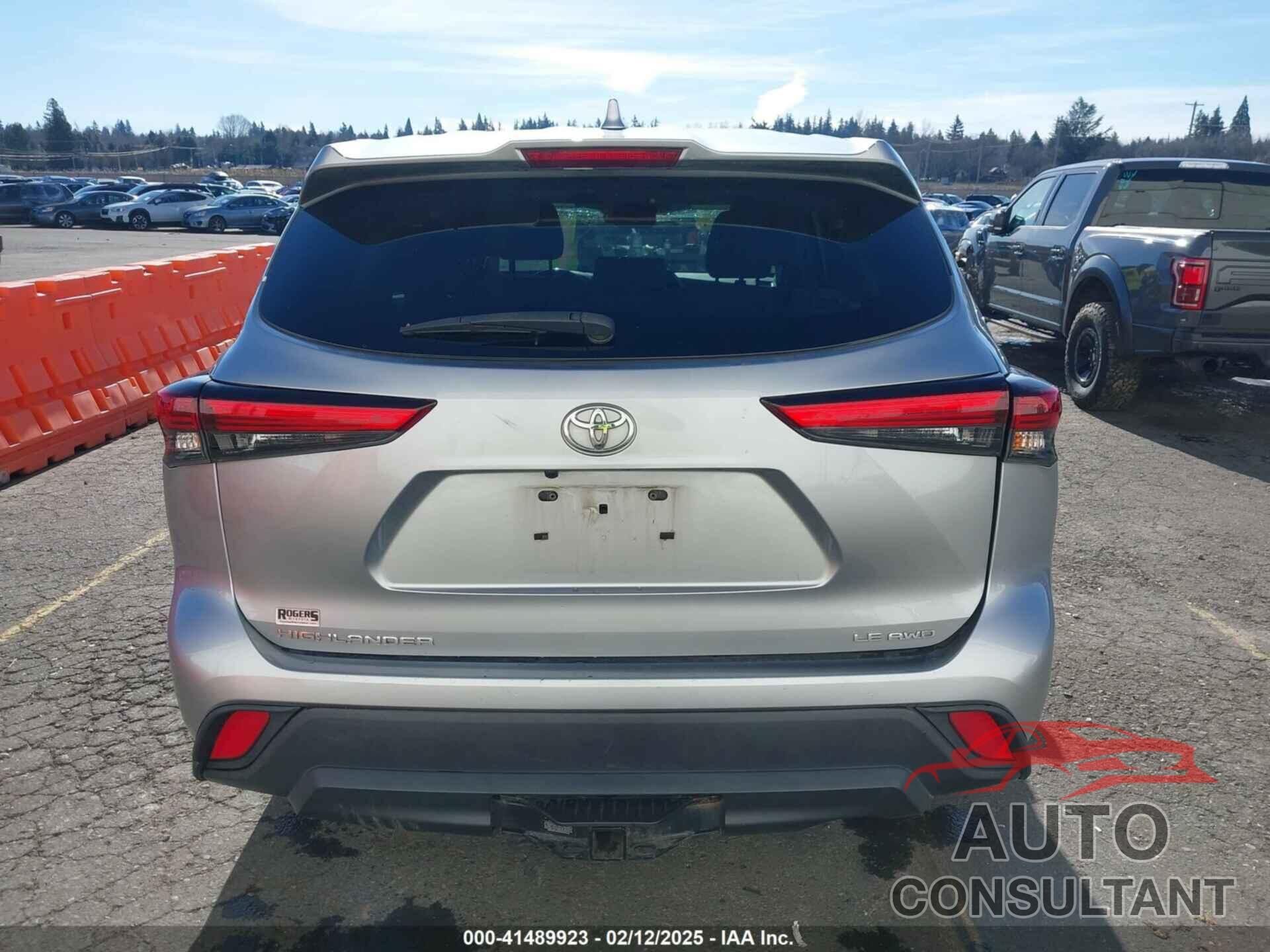 TOYOTA HIGHLANDER 2020 - 5TDBZRBH0LS045947