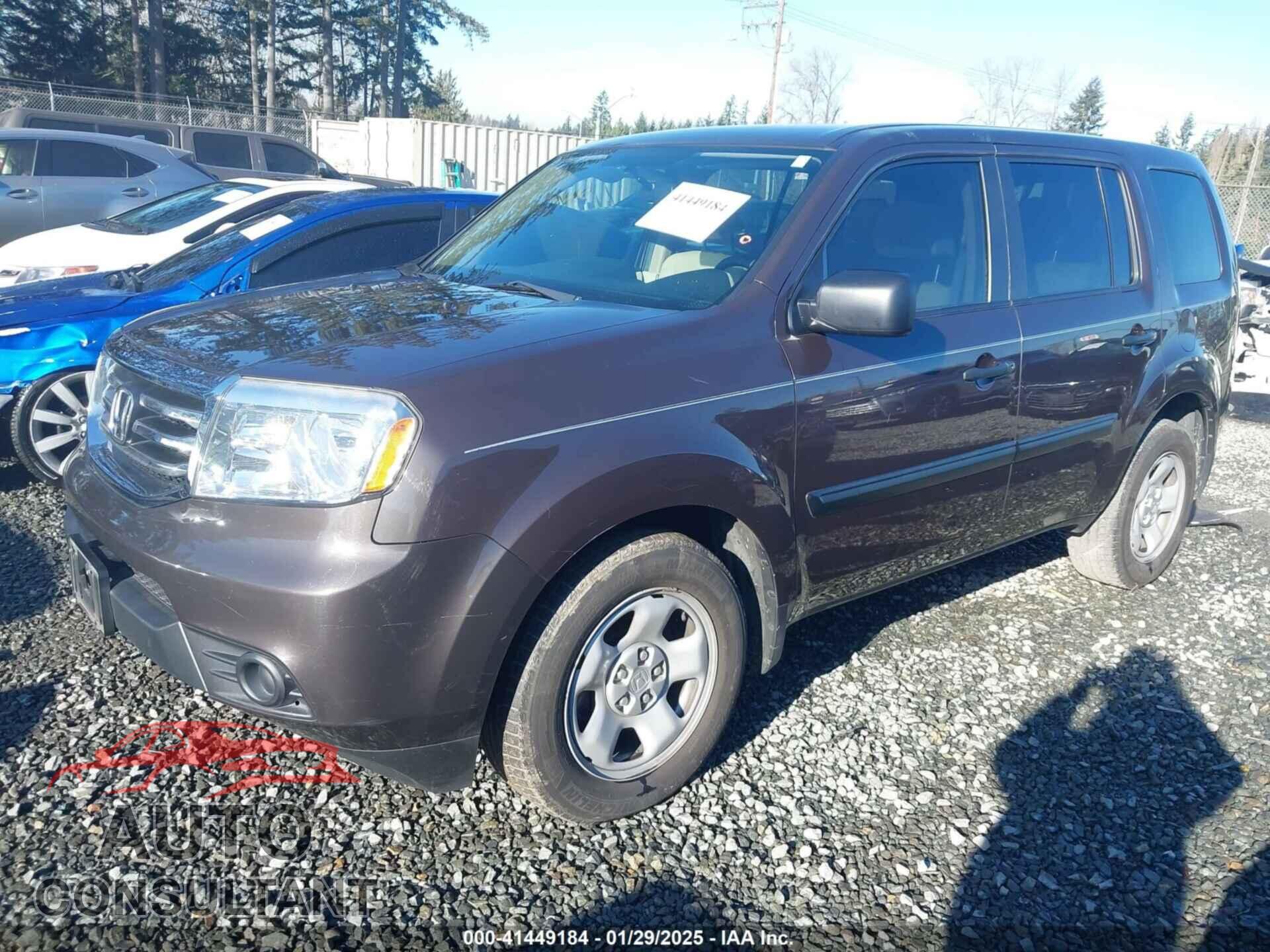 HONDA PILOT 2014 - 5FNYF3H2XEB022833