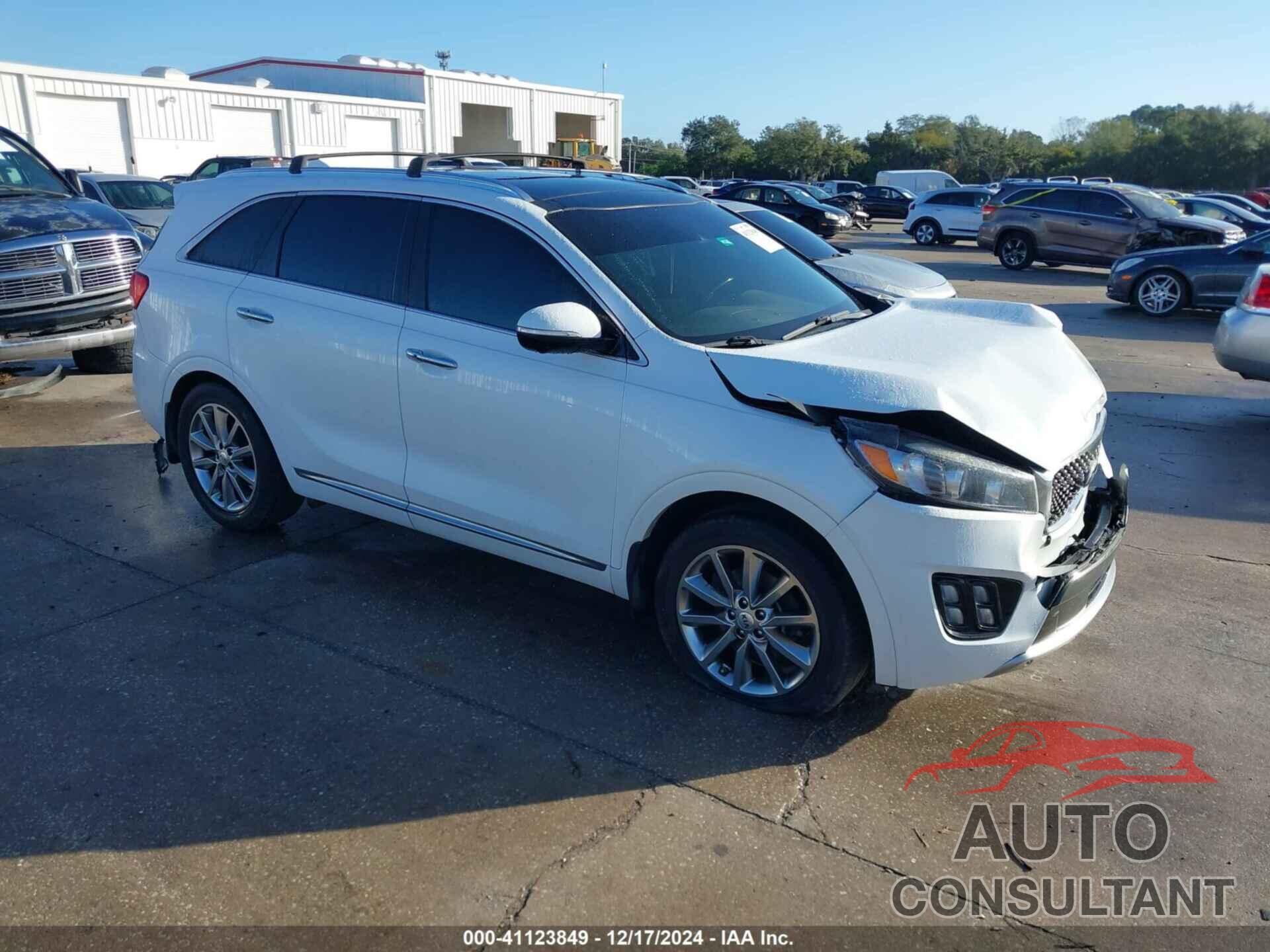 KIA SORENTO 2017 - 5XYPK4A56HG309519