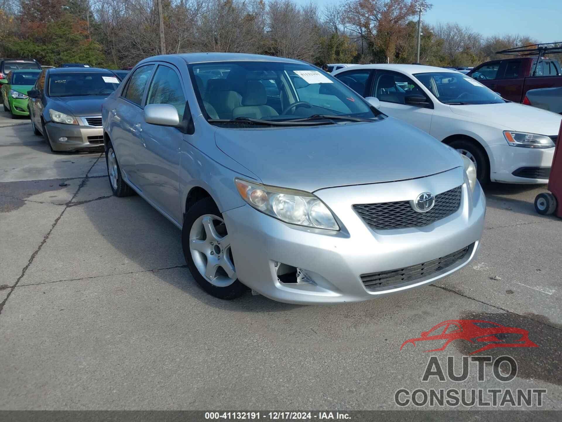TOYOTA COROLLA 2009 - 1NXBU40EX9Z019141