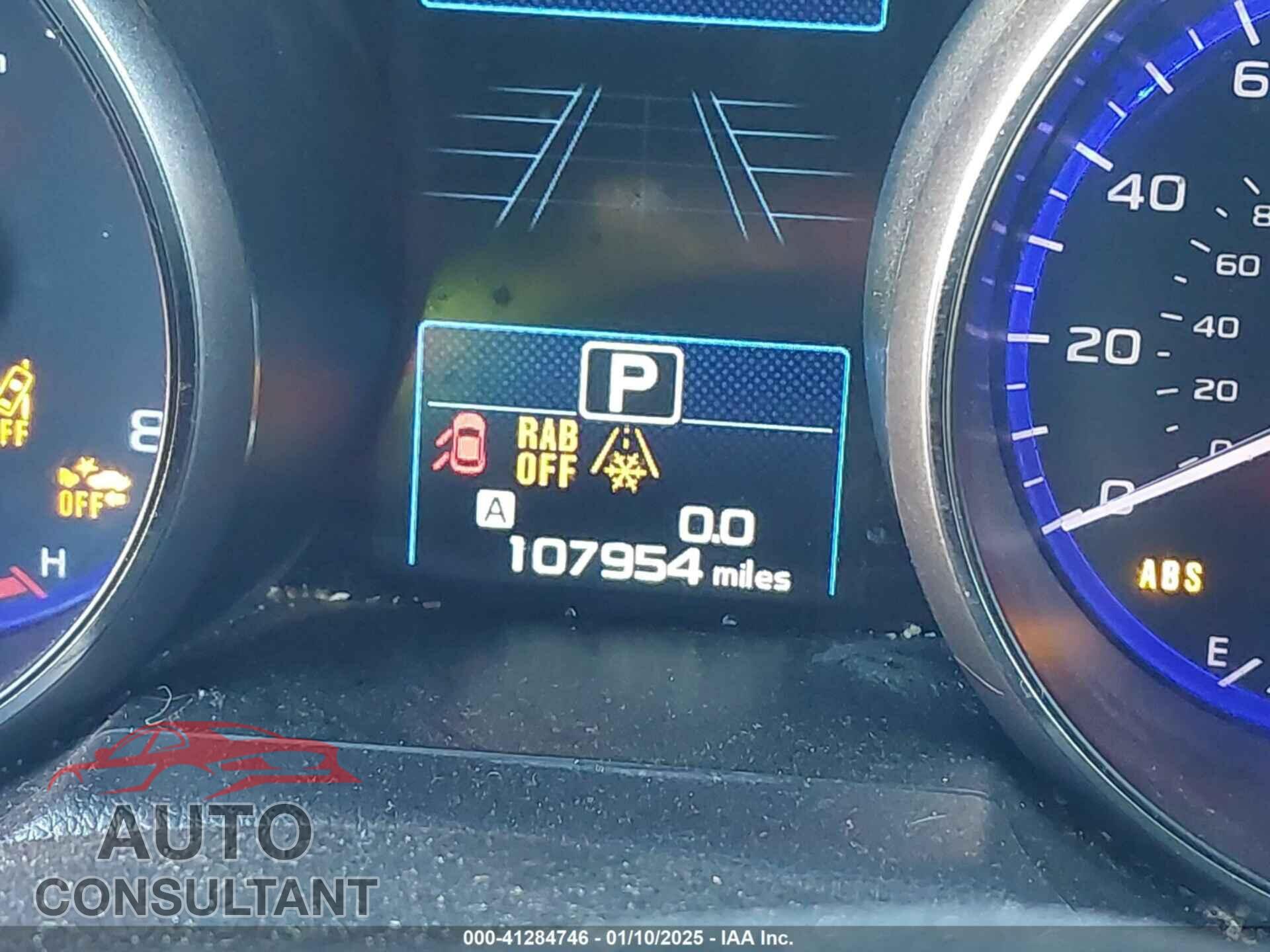 SUBARU OUTBACK 2017 - 4S4BSENC3H3322124
