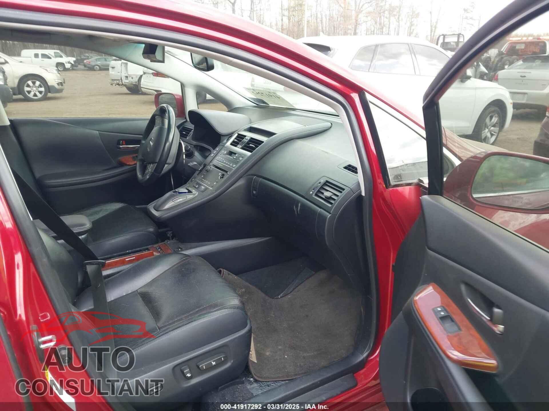 LEXUS HS 250H 2010 - JTHBB1BA2A2037800