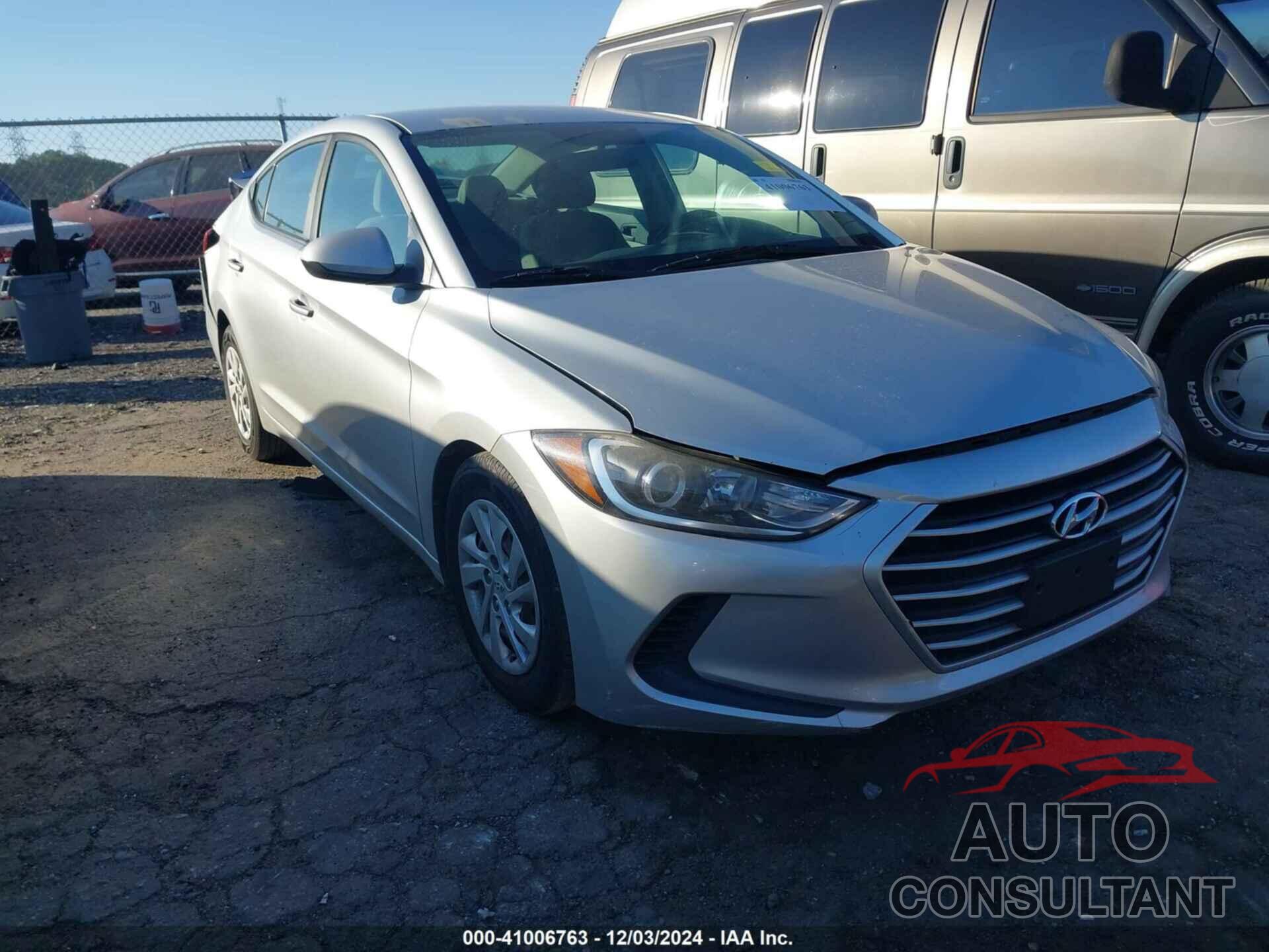 HYUNDAI ELANTRA 2017 - 5NPD74LFXHH211080