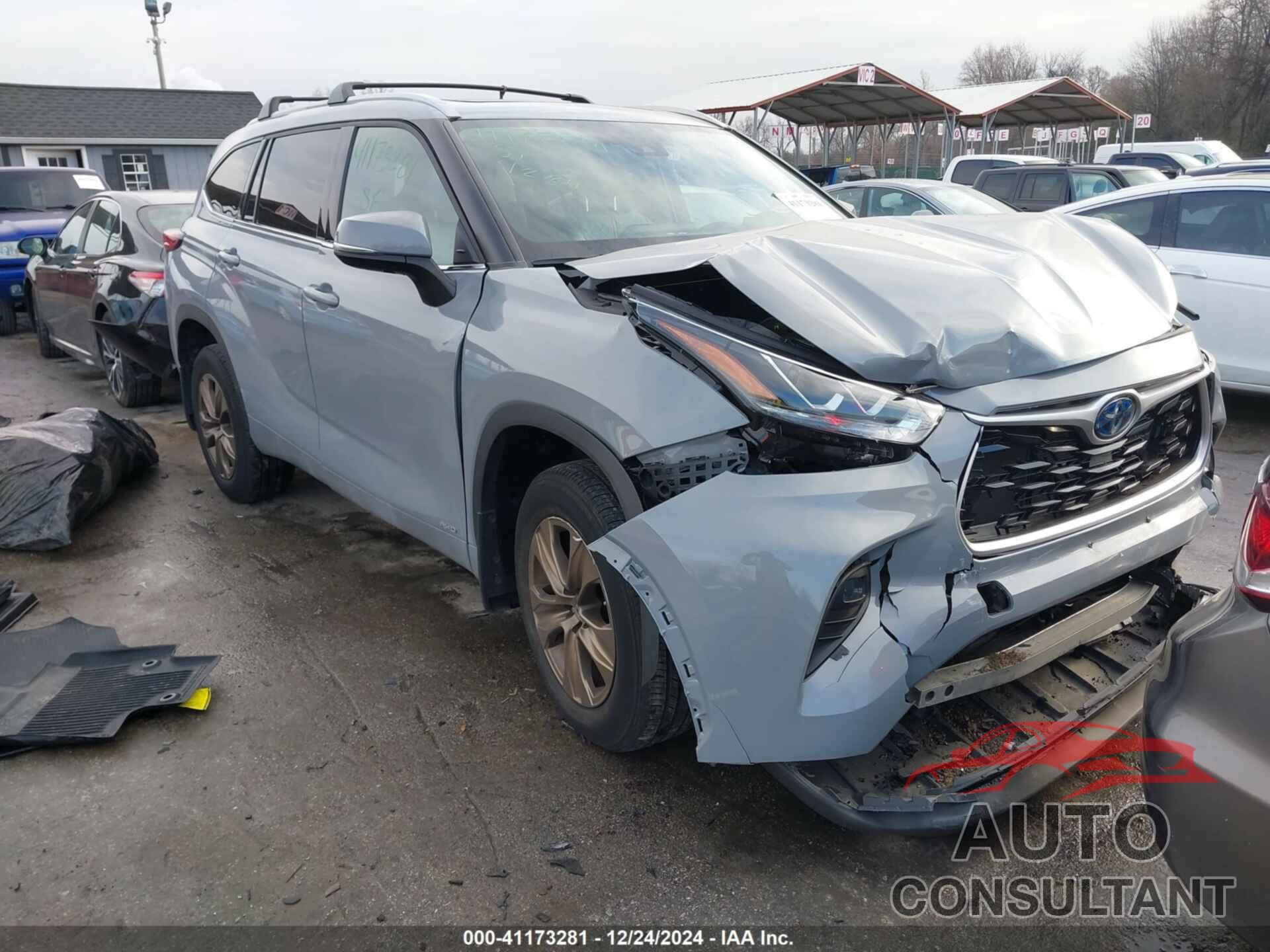 TOYOTA HIGHLANDER 2022 - 5TDABRCH3NS540127