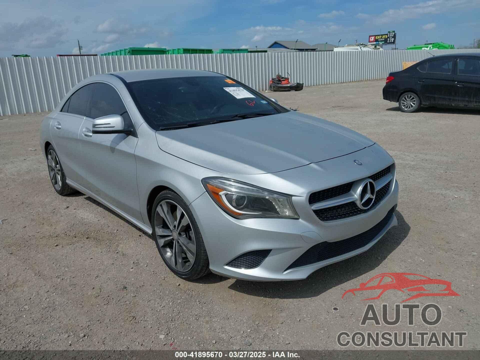MERCEDES-BENZ CLA 250 2014 - WDDSJ4EBXEN043087
