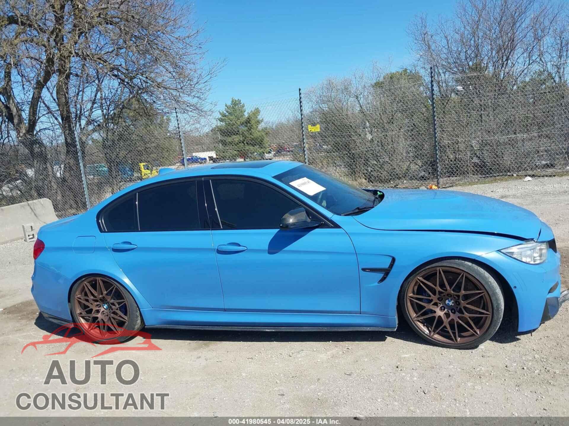 BMW M3 2017 - WBS8M9C59H5G42150
