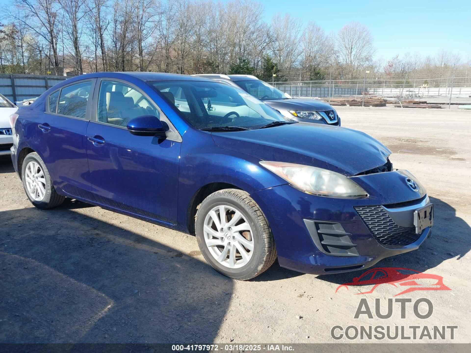 MAZDA MAZDA3 2012 - JM1BL1V76C1628042
