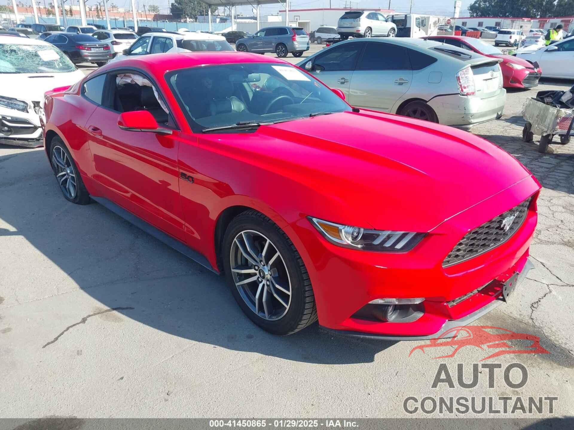 FORD MUSTANG 2017 - 1FA6P8TH5H5277821