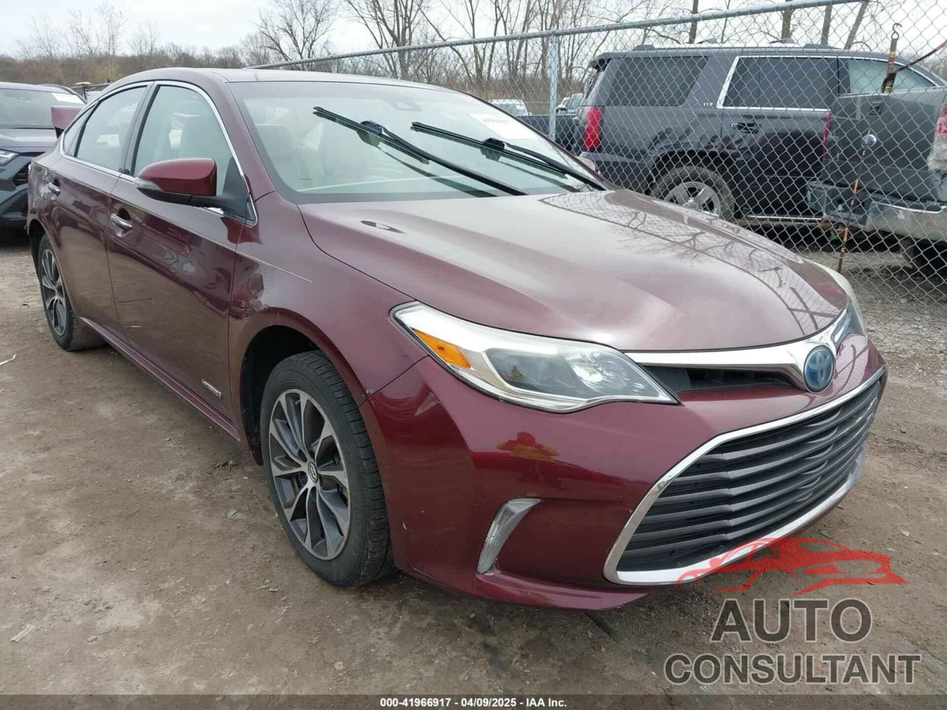 TOYOTA AVALON HYBRID 2017 - 4T1BD1EB5HU057758