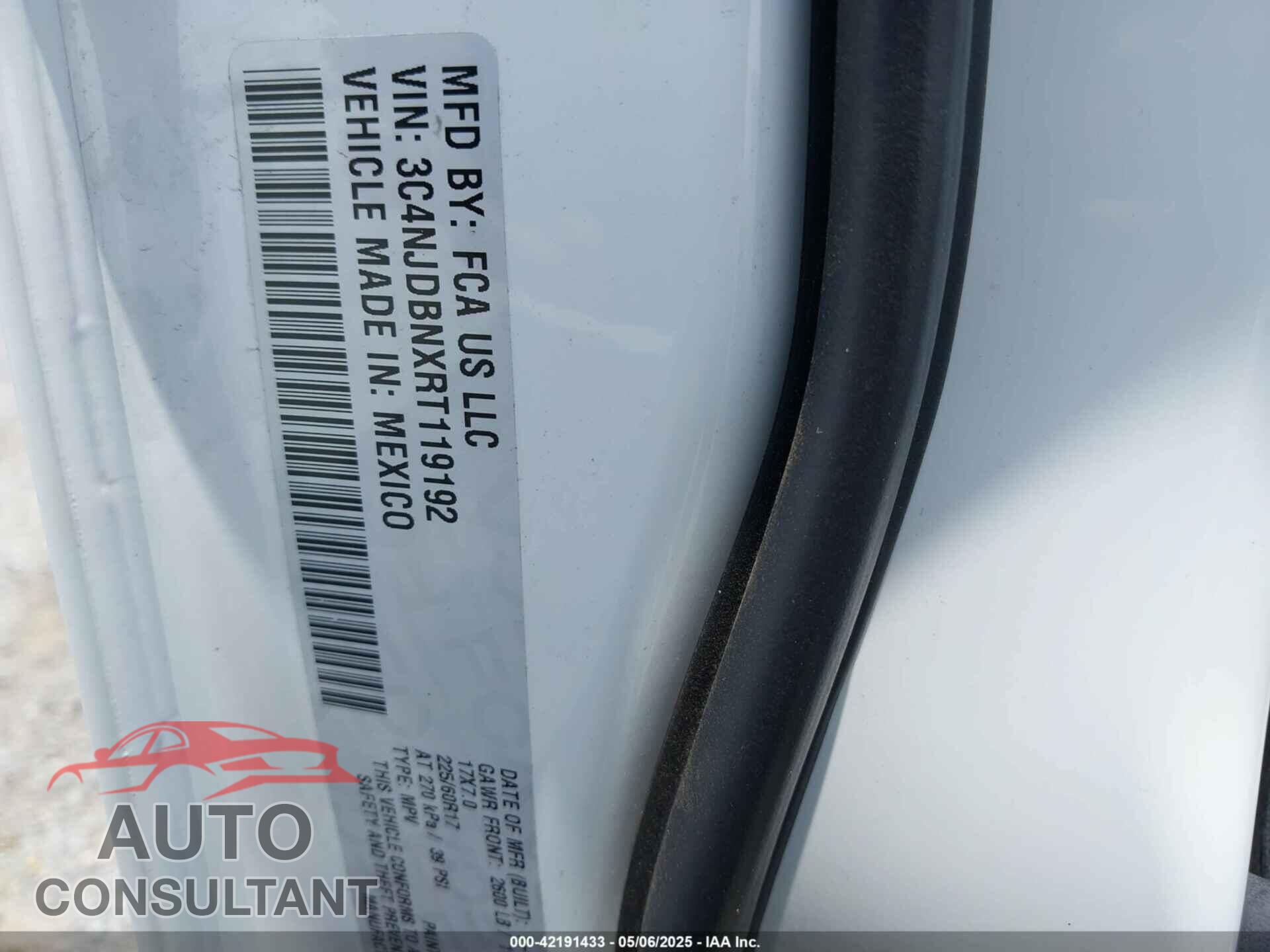 JEEP COMPASS 2024 - 3C4NJDBNXRT119192