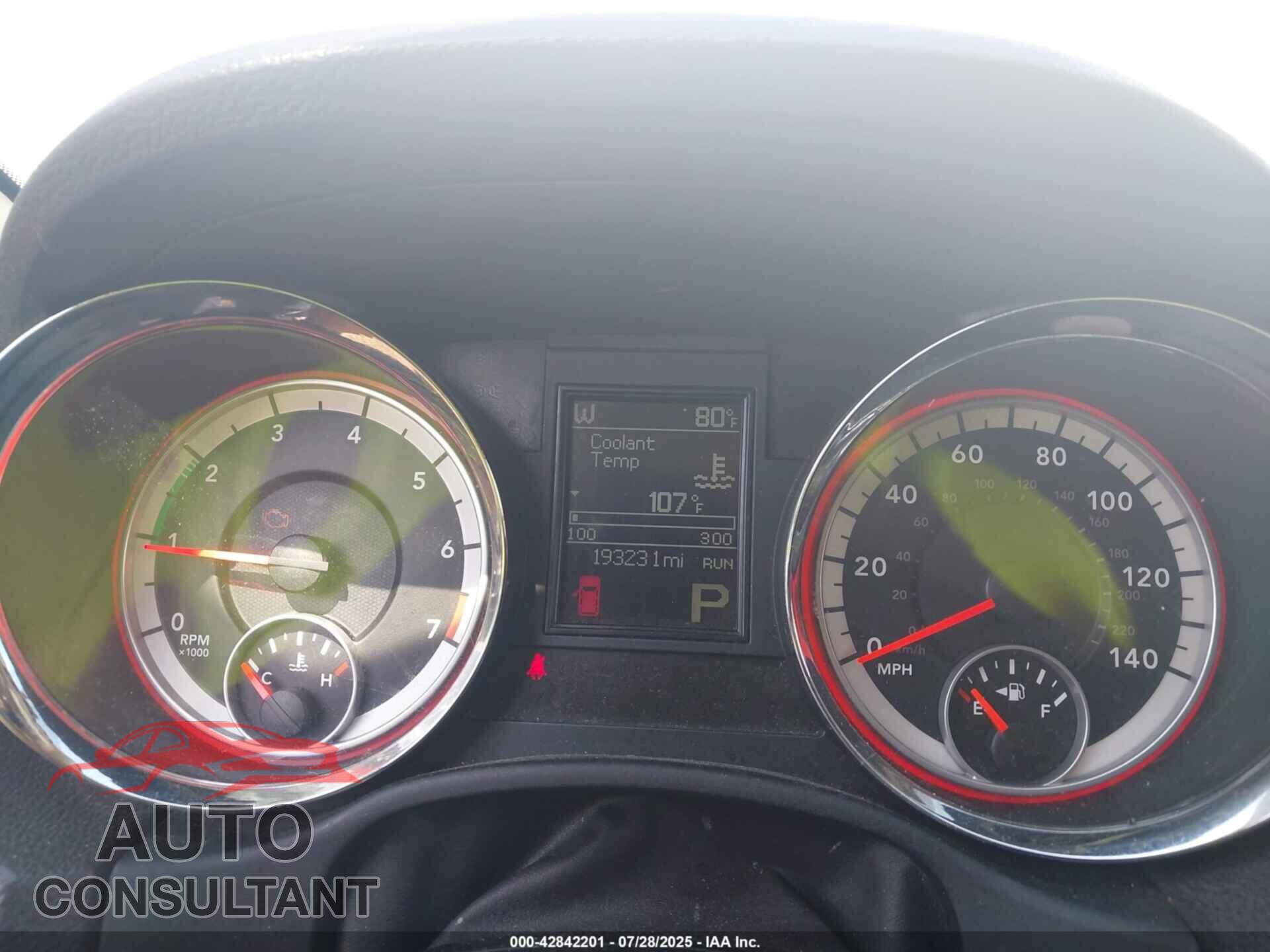 DODGE DURANGO 2013 - 1C4RDJAG8DC698844