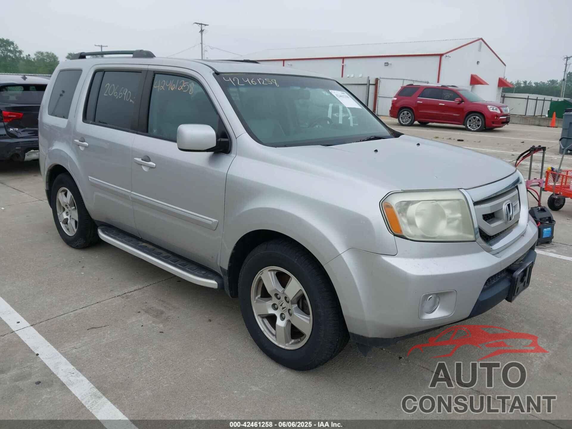 HONDA PILOT 2011 - 5FNYF4H60BB039502