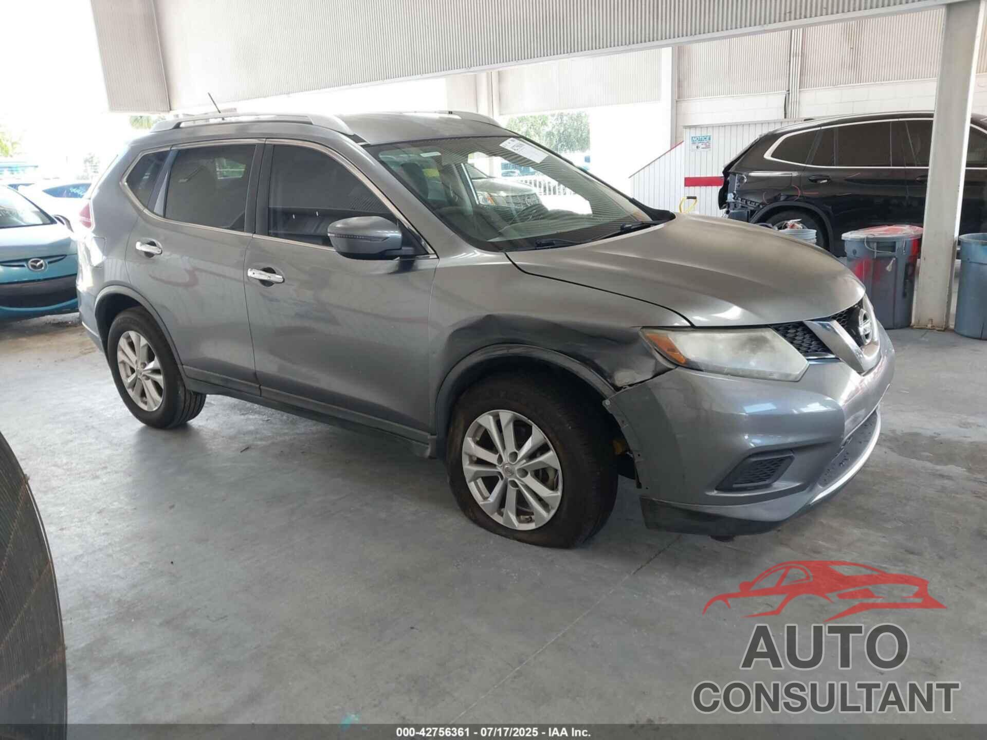 NISSAN ROGUE 2016 - KNMAT2MT1GP628341