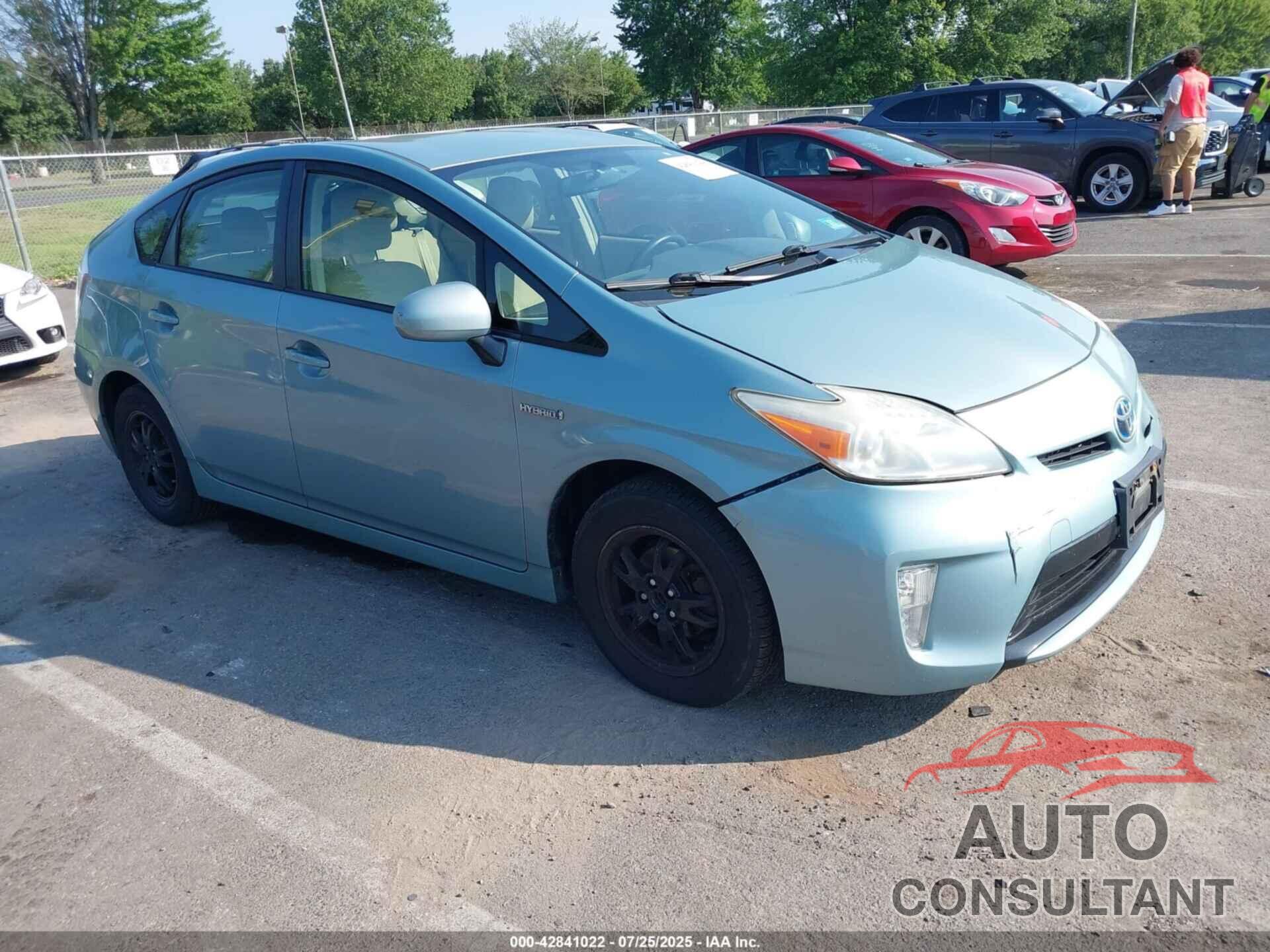 TOYOTA PRIUS 2012 - JTDKN3DUXC1533173