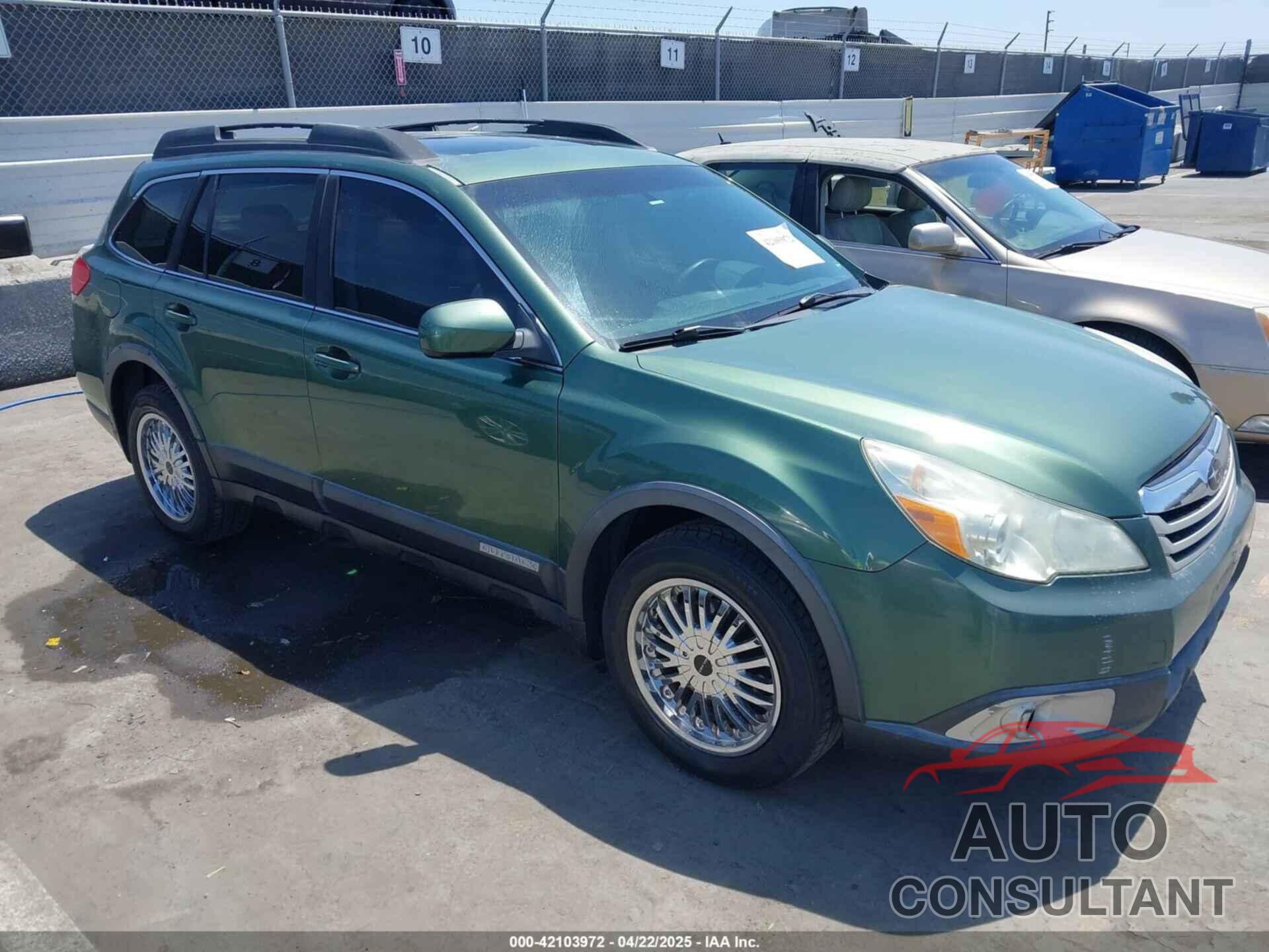 SUBARU OUTBACK 2011 - 4S4BRBHC8B3384230