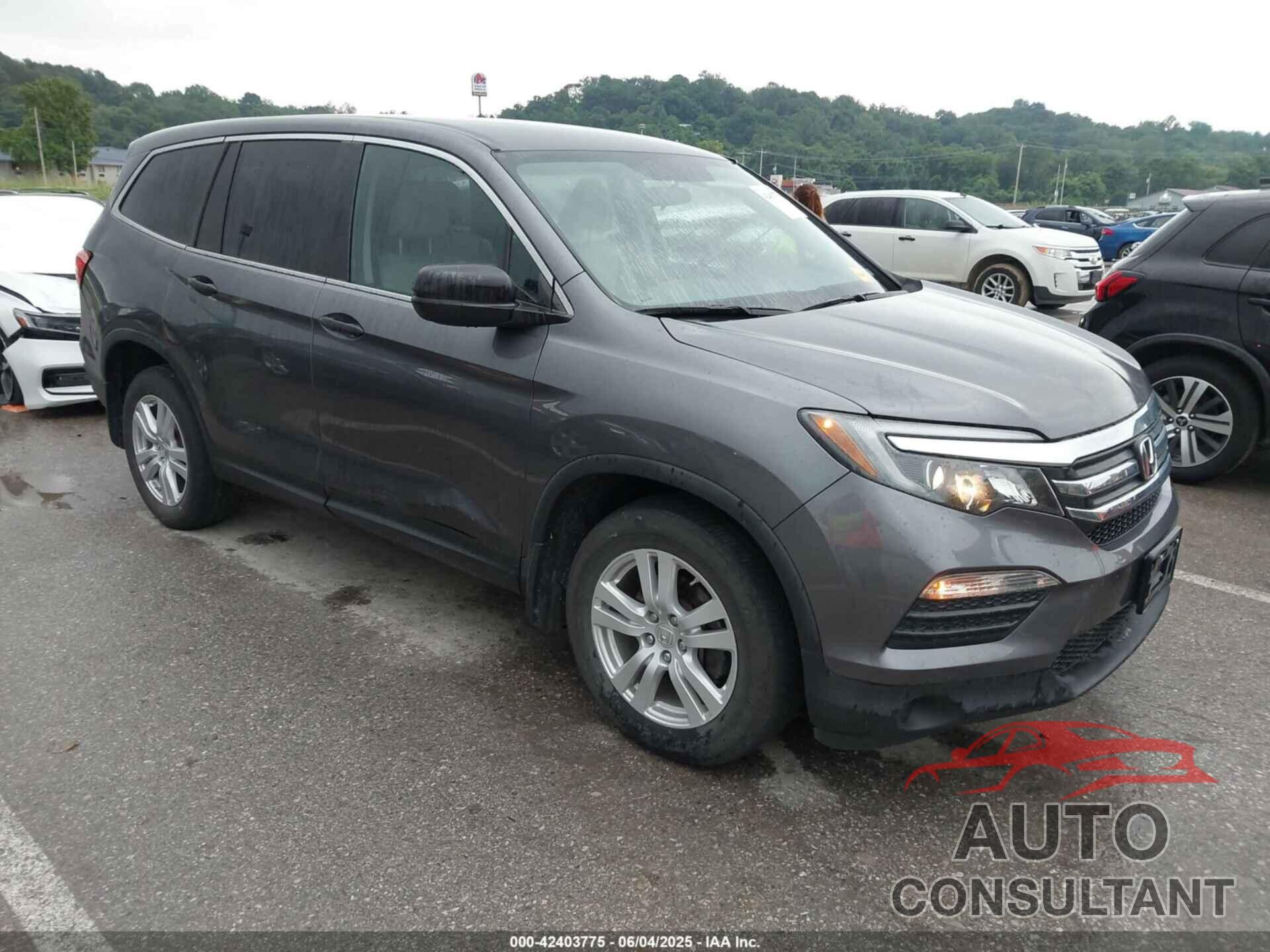 HONDA PILOT 2016 - 5FNYF6H16GB022548