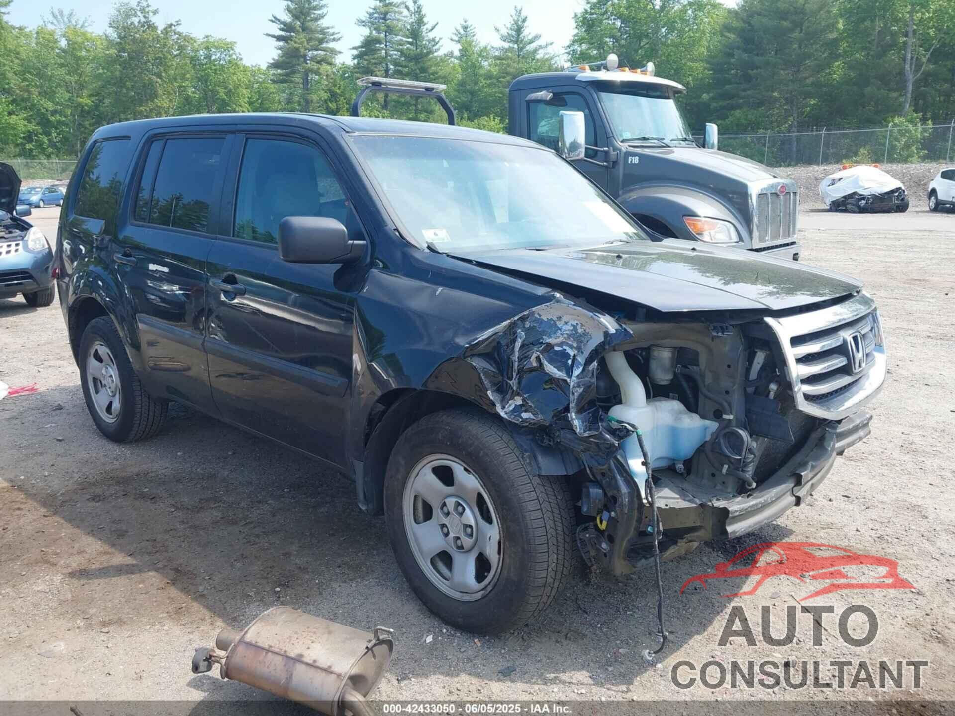 HONDA PILOT 2013 - 5FNYF4H24DB051250