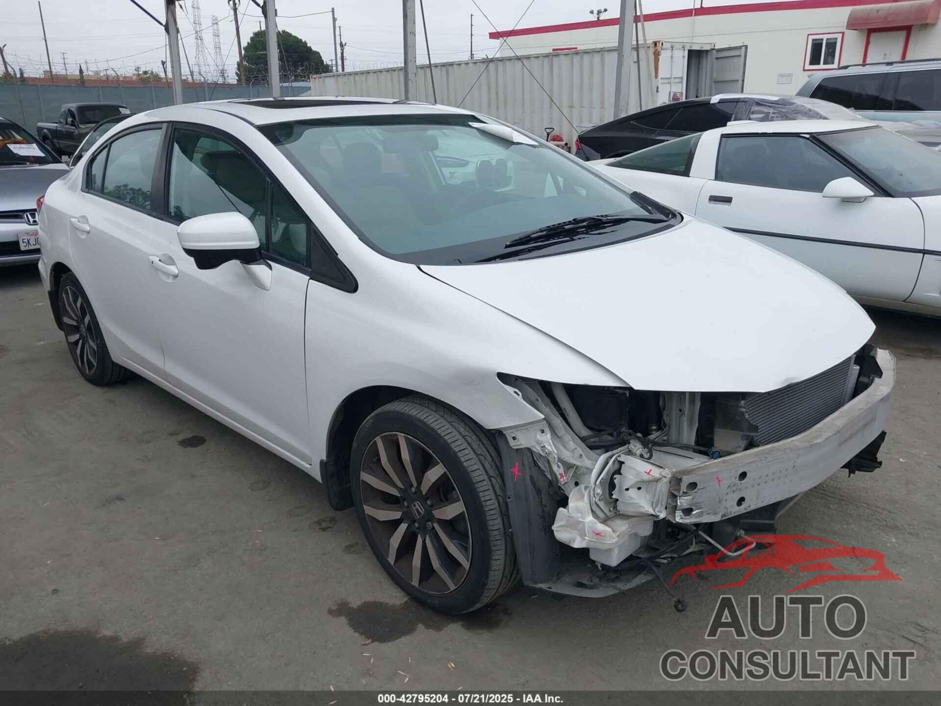 HONDA CIVIC 2015 - 19XFB2F9XFE203340