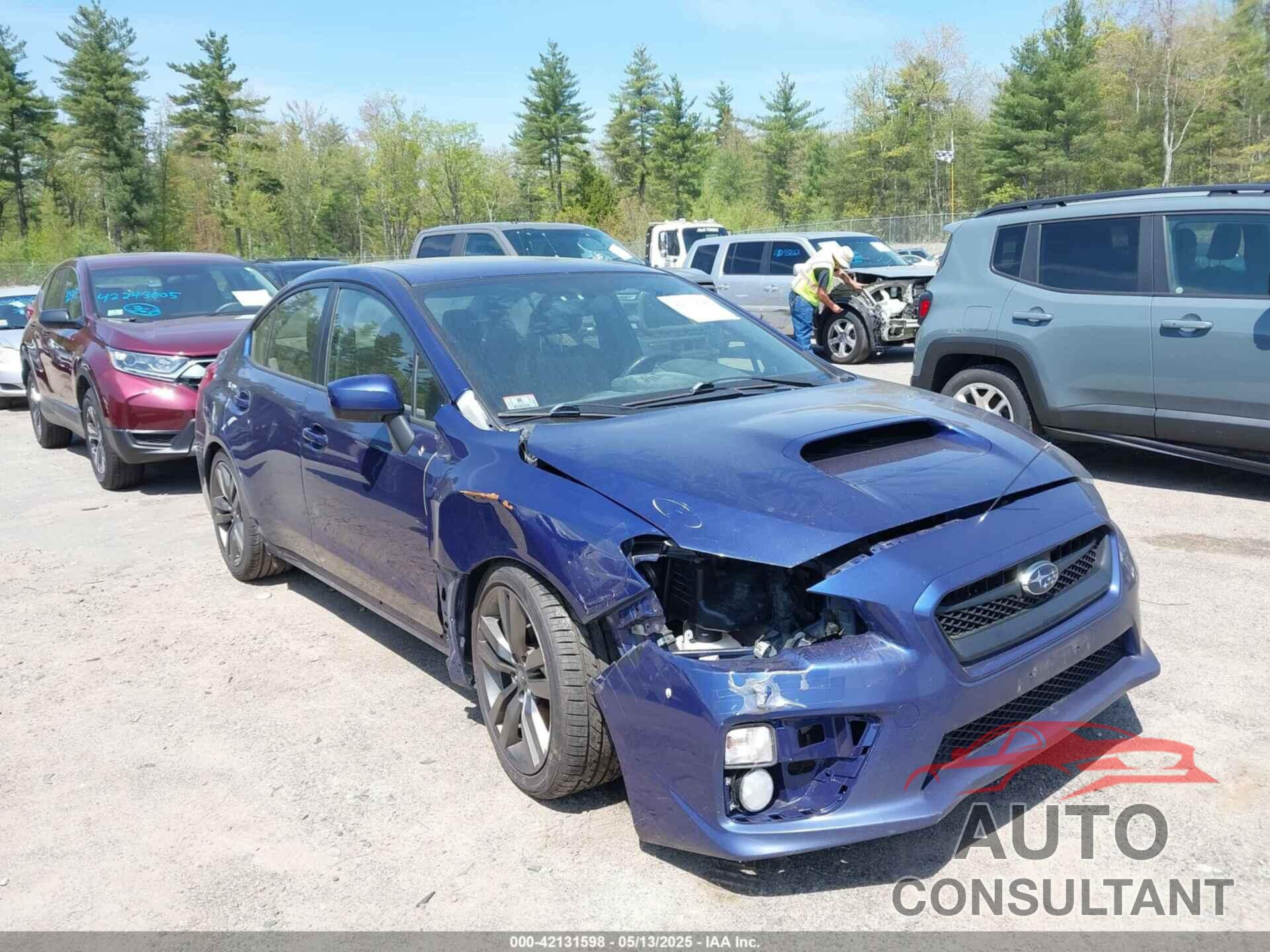 SUBARU WRX 2016 - JF1VA1E68G9804077