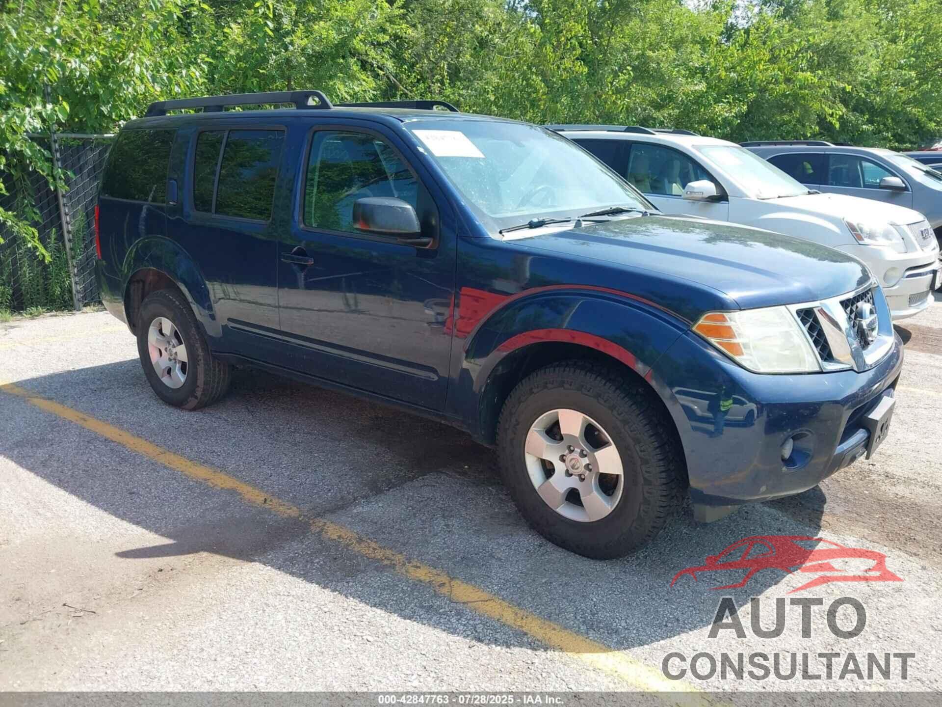 NISSAN PATHFINDER 2009 - 5N1AR18U19C601092