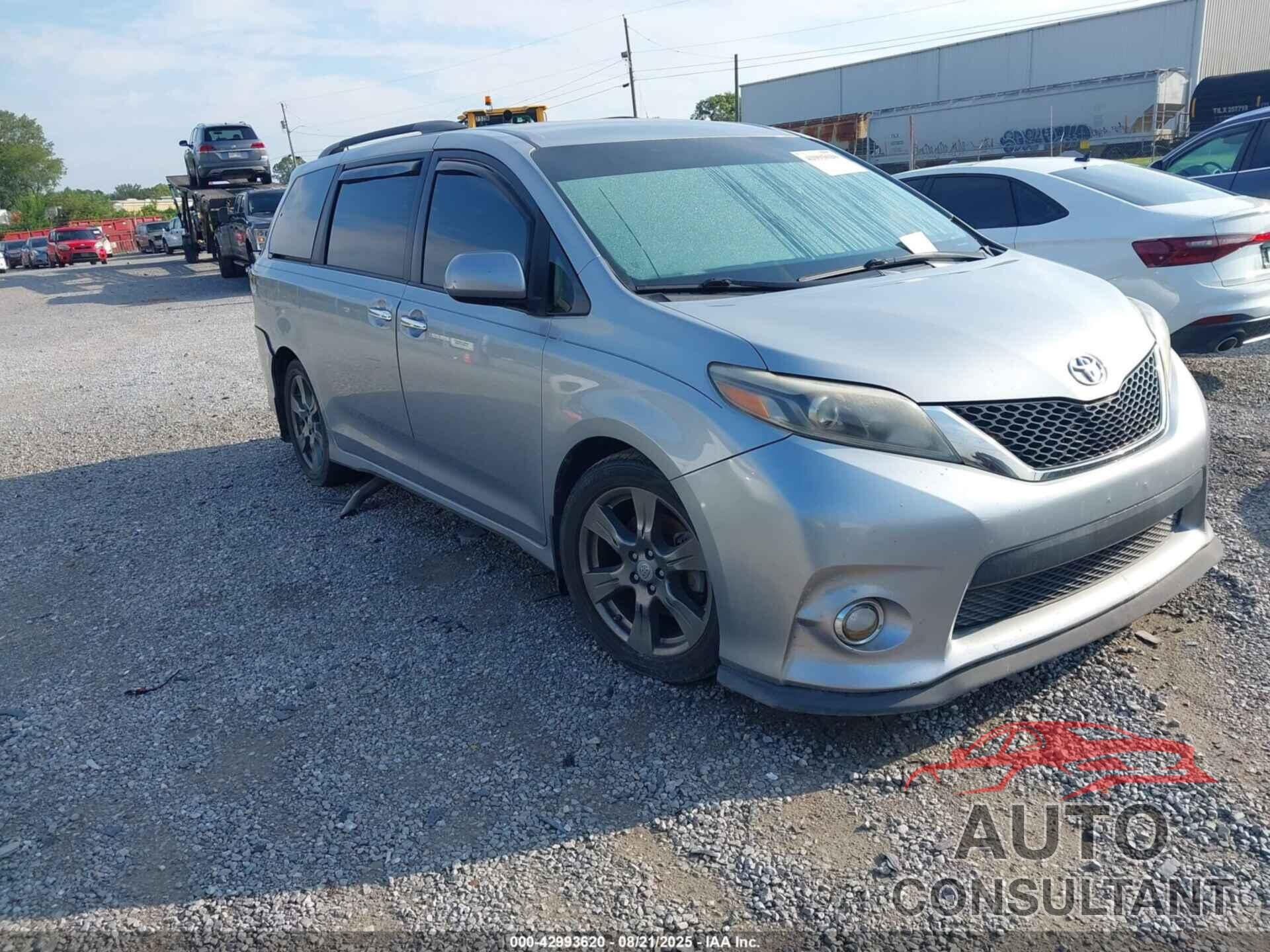 TOYOTA SIENNA 2017 - 5TDXZ3DC5HS768866