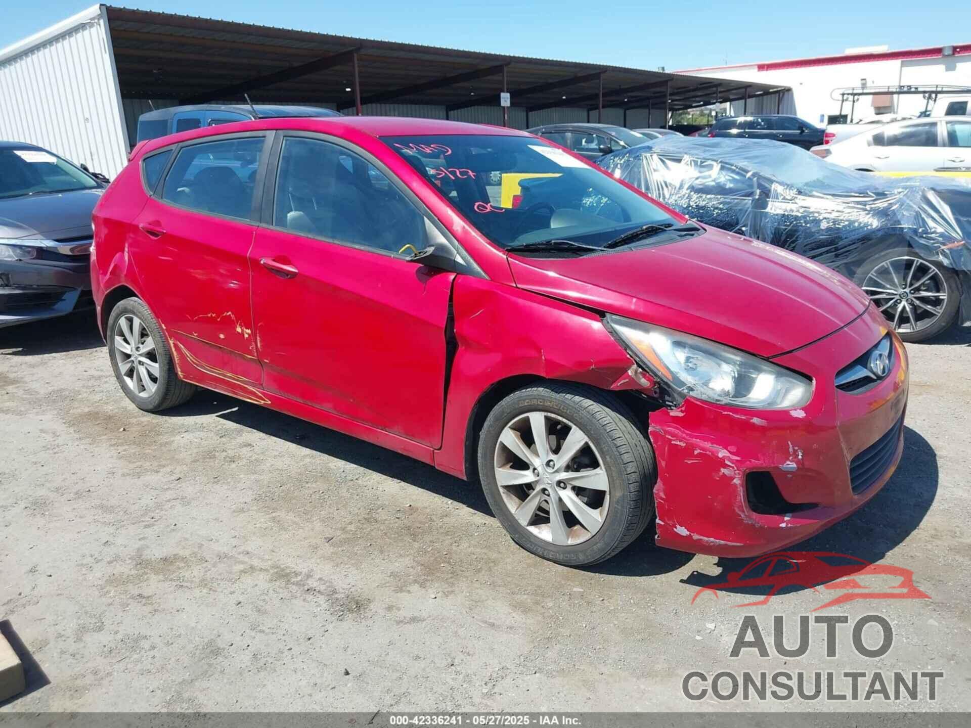 HYUNDAI ACCENT 2012 - KMHCU5AE8CU051795